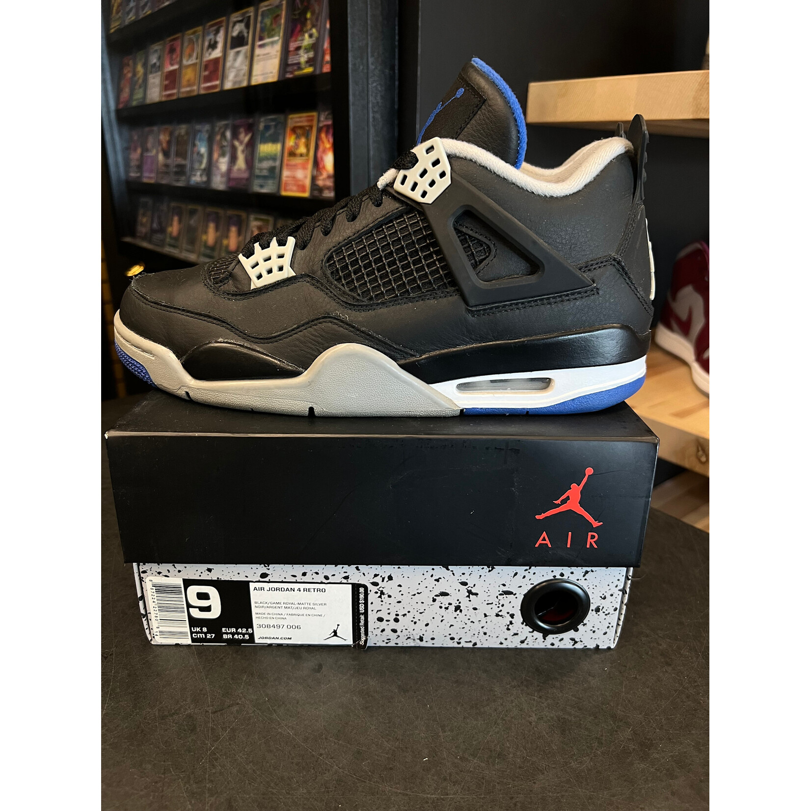 Jordan Jordan 4 Retro Motorsports Alternate Size 9, PREOWNED