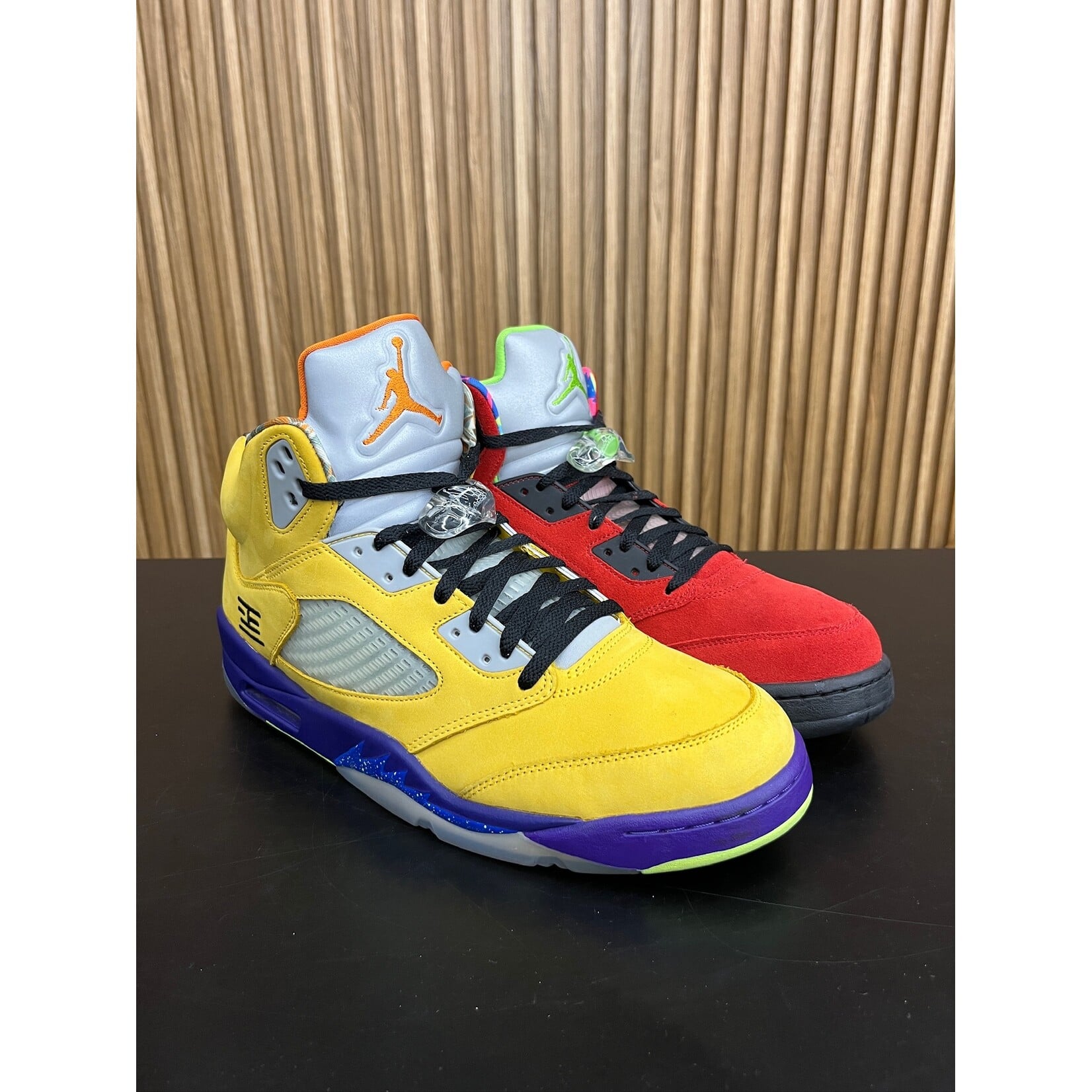 Jordan Jordan 5 Retro What The Size 14, PREOWNED NO BOX