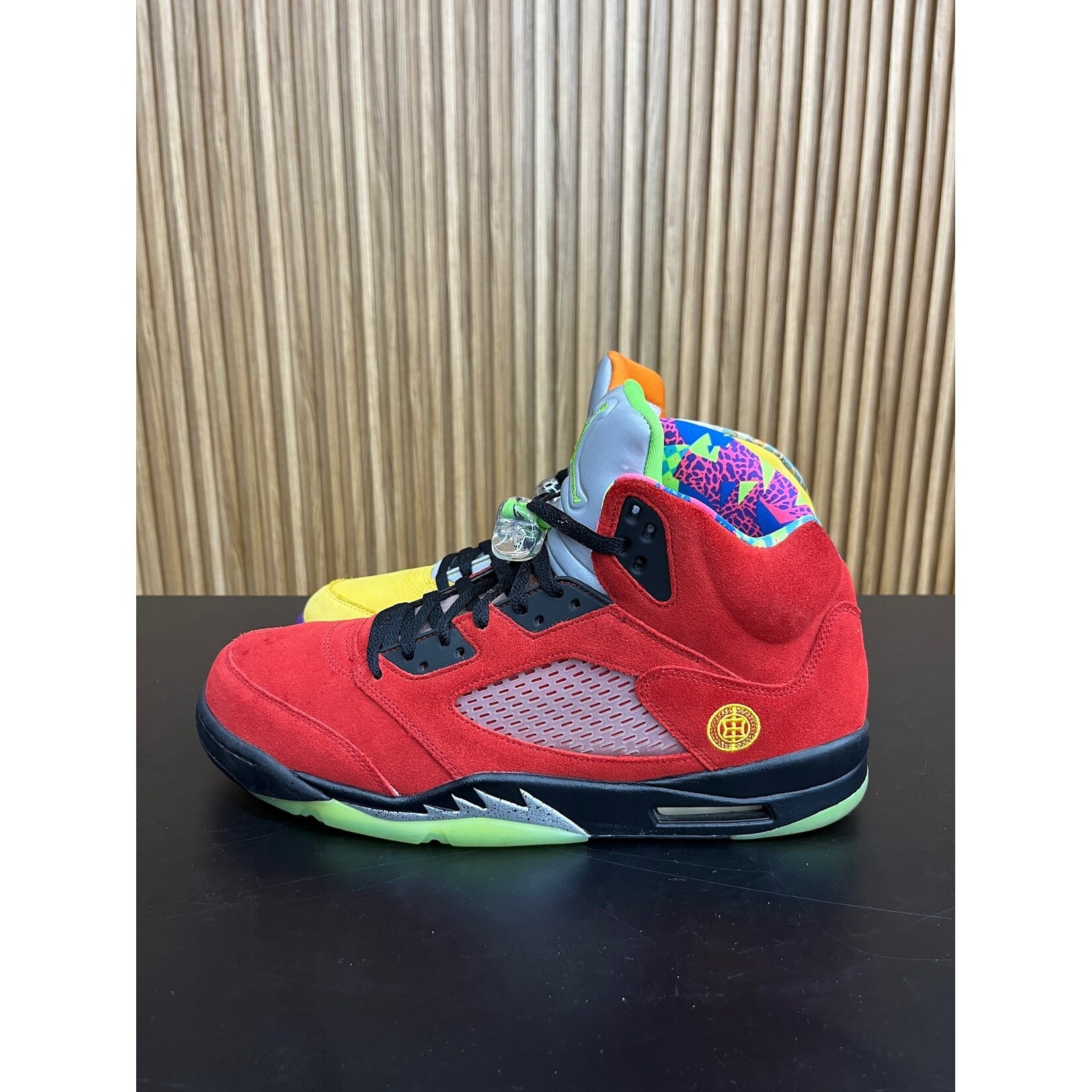 Jordan Jordan 5 Retro What The Size 14, PREOWNED NO BOX