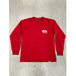 Stussy Stussy Chapter L/S Honolulu Red Size Medium, PREOWNED