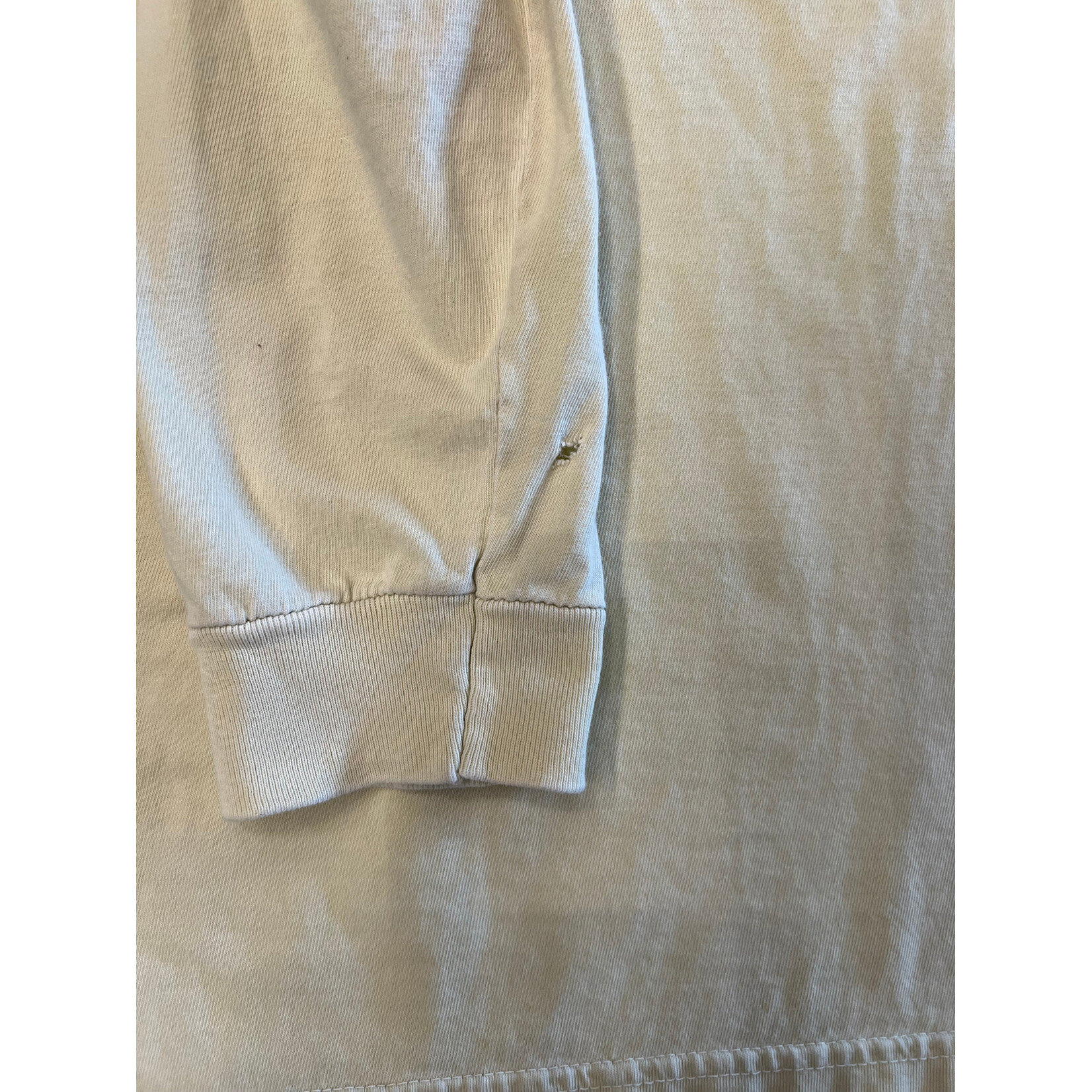 Stussy Stussy Chapter L/S Hawaii Cream  Size Medium, PREOWNED
