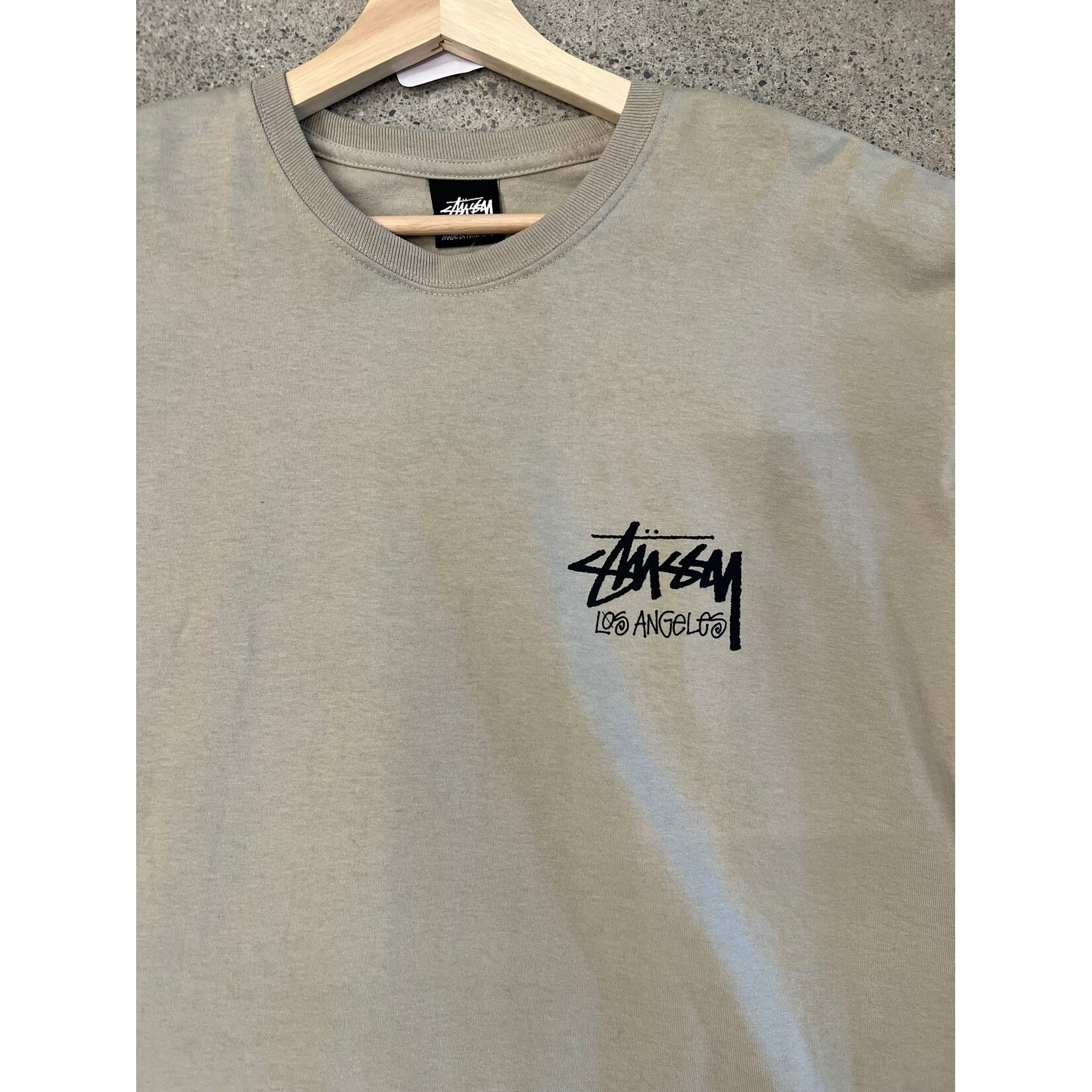 Stussy Stussy Chapter L/S Los Angeles Tan Size Medium, DS BRAND NEW