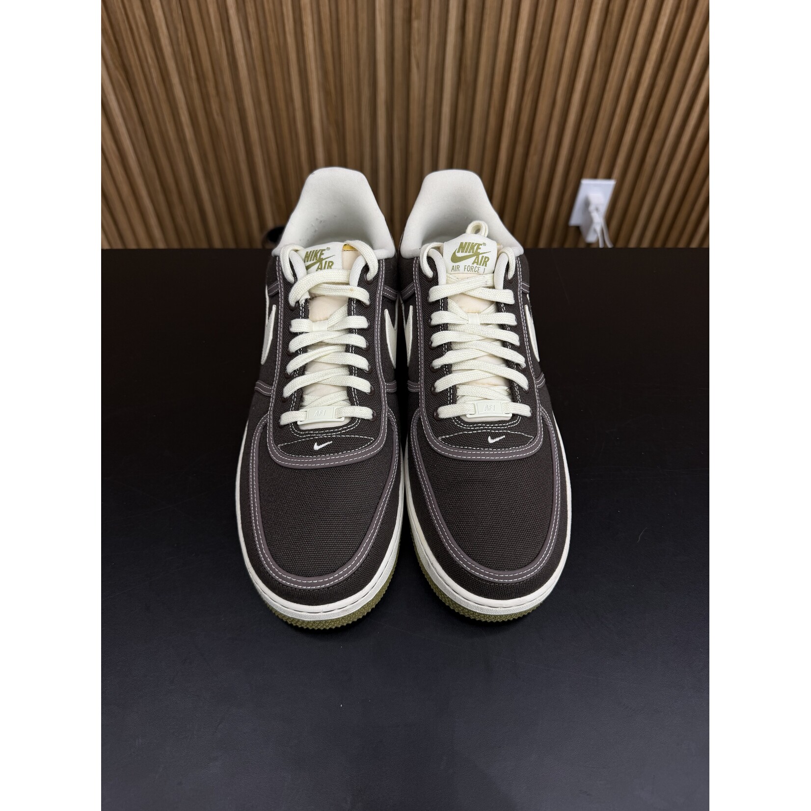 Nike Nike Air Force 1 Low '07 PRM Canvas Baroque Brown Size 13, PREOWNED NO BOX