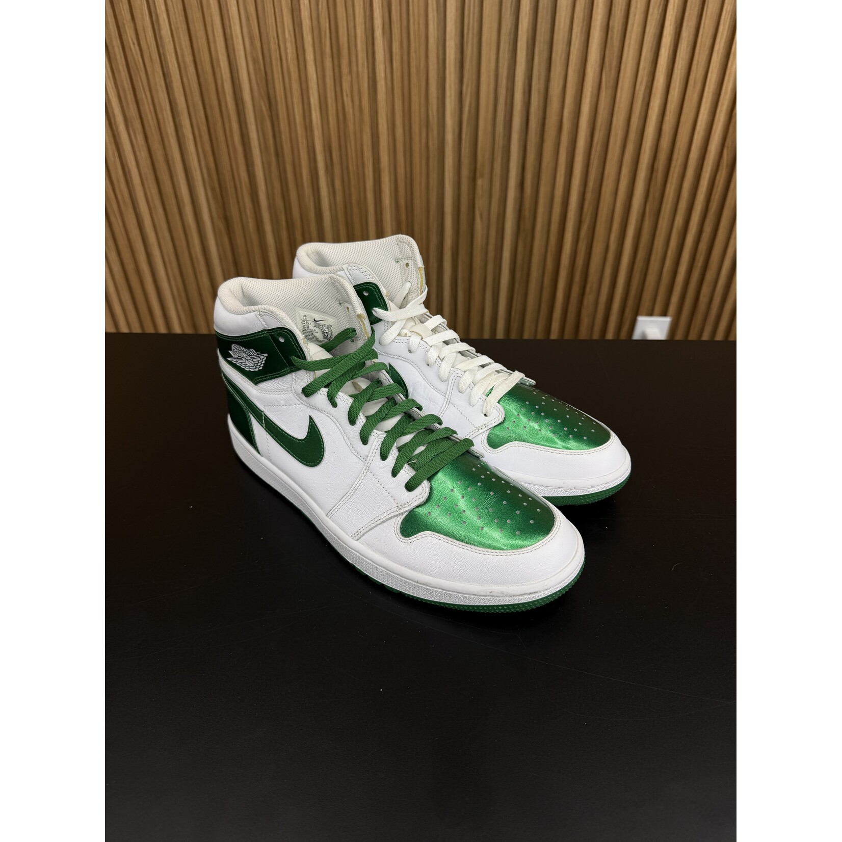 Jordan Jordan 1 Retro High Golf Metallic Green Size 13, PREOWNED NO BOX