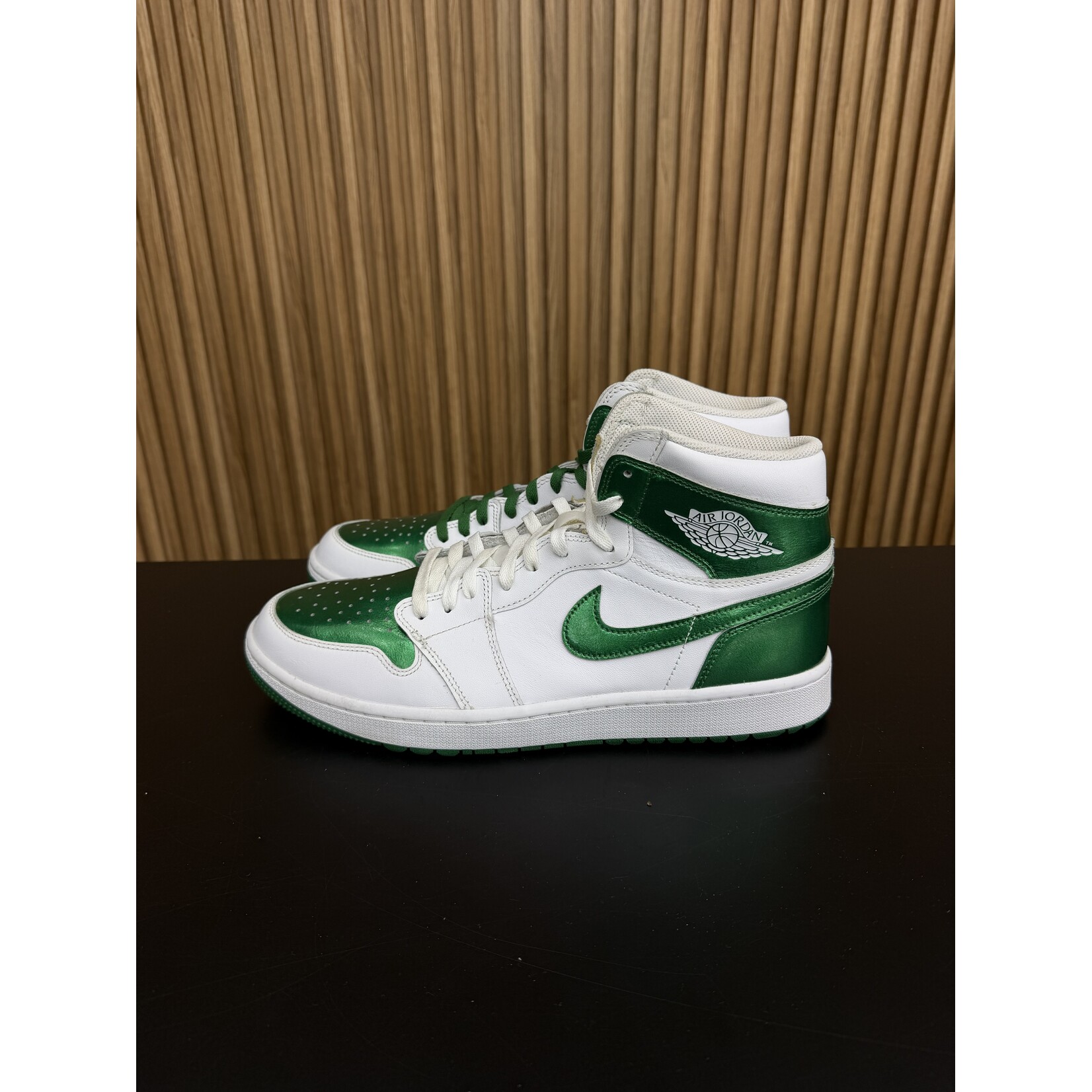 Jordan Jordan 1 Retro High Golf Metallic Green Size 13, PREOWNED NO BOX