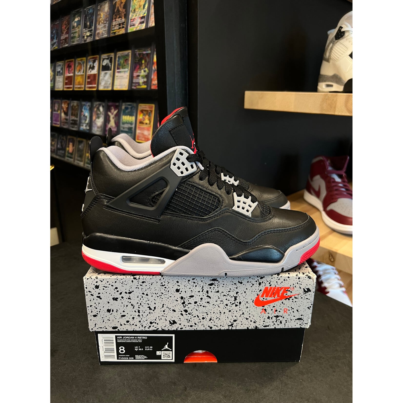 Jordan Jordan 4 Retro Bred Reimagined Size 8, PREOWNED