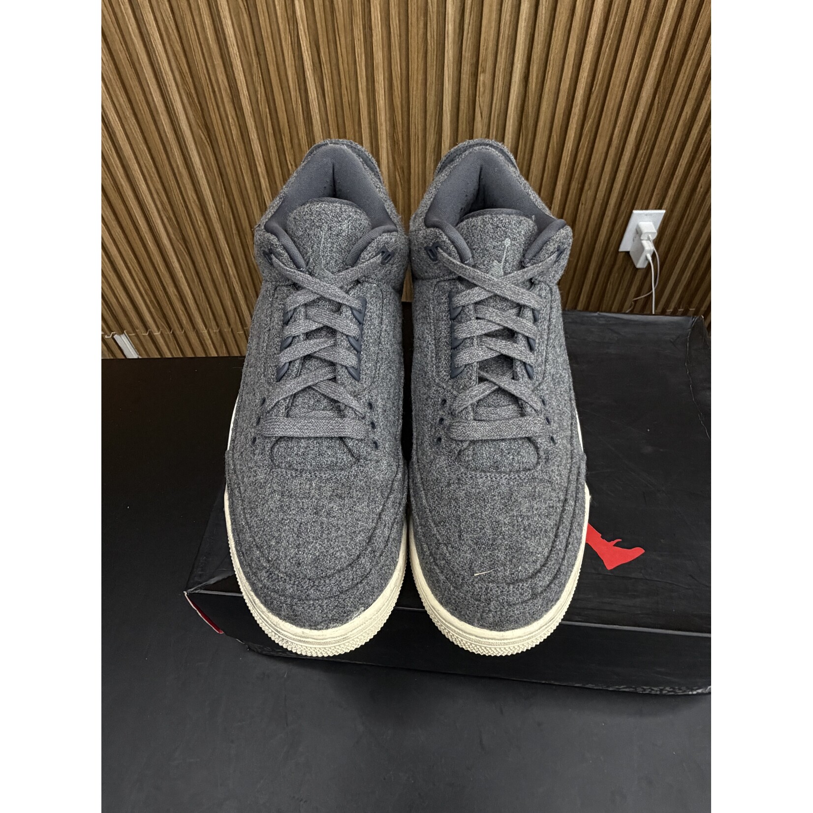 Jordan Jordan 3 Retro Wool Size 12, PREOWNED