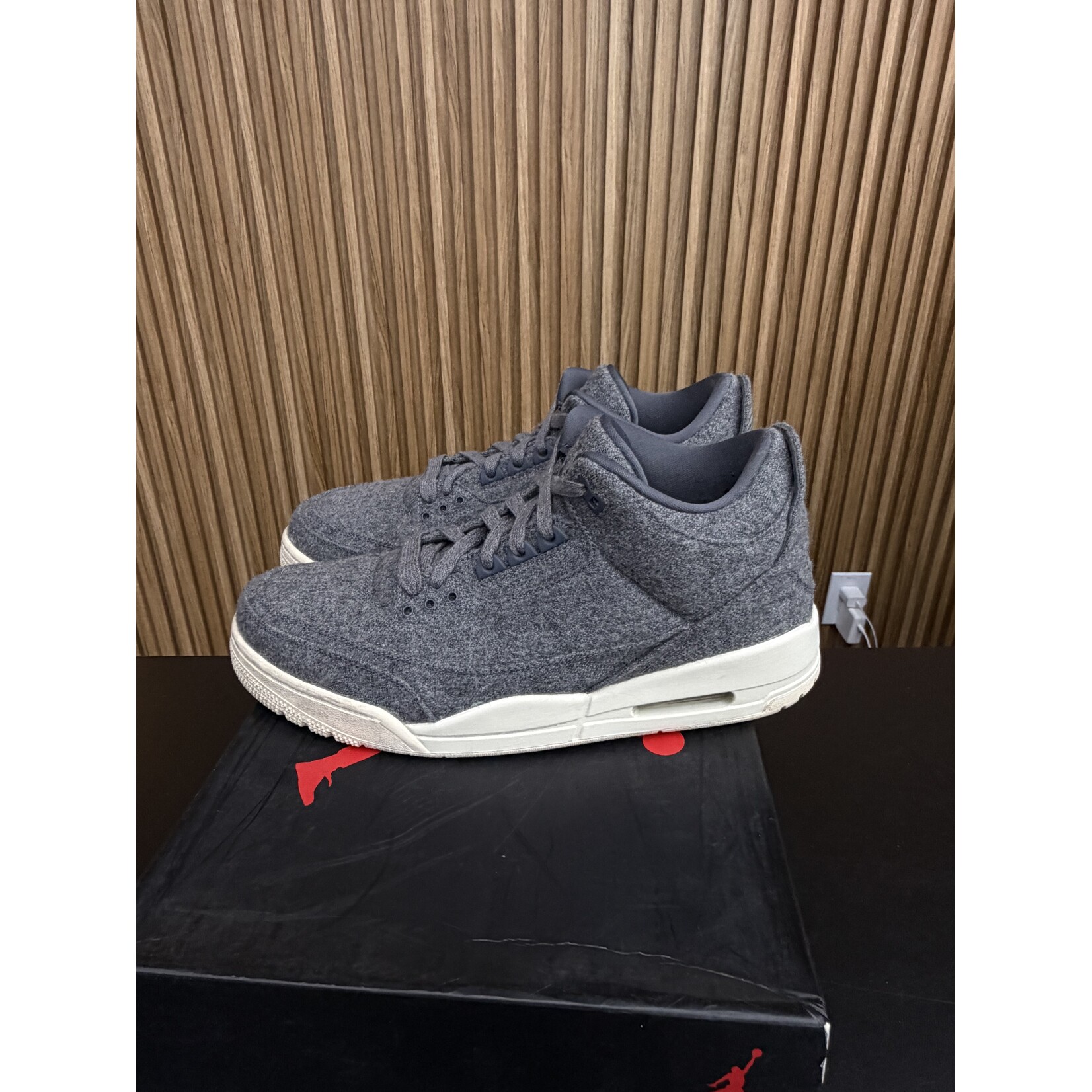Jordan Jordan 3 Retro Wool Size 12, PREOWNED