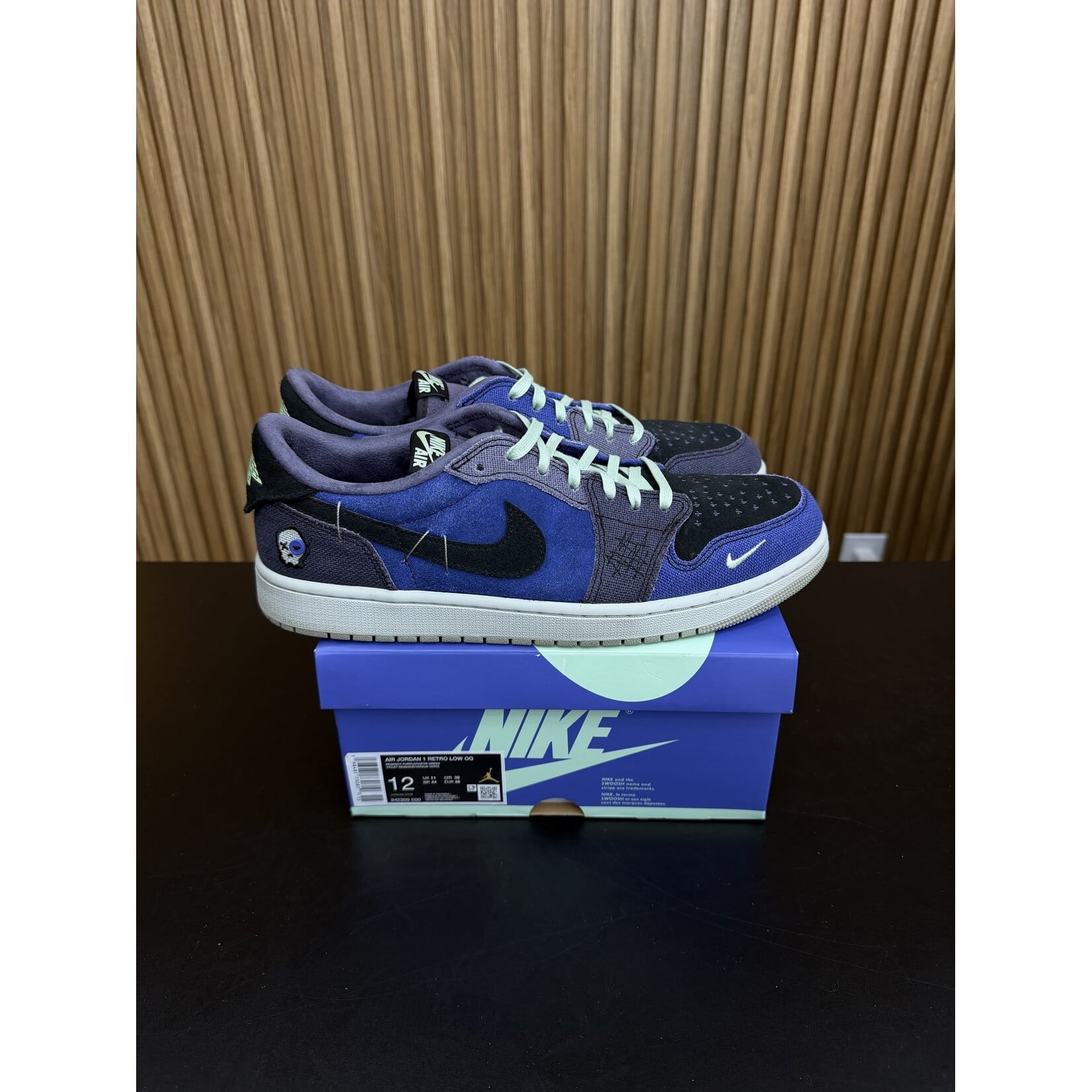Jordan Jordan 1 Retro Low OG Zion Williamson Voodoo Alternate Size 12, PREOWNED