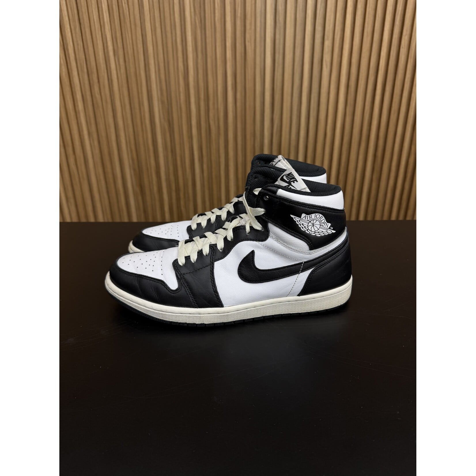 Jordan Jordan 1 Retro Black White (2014) Size 10, PREOWNED NO BOX