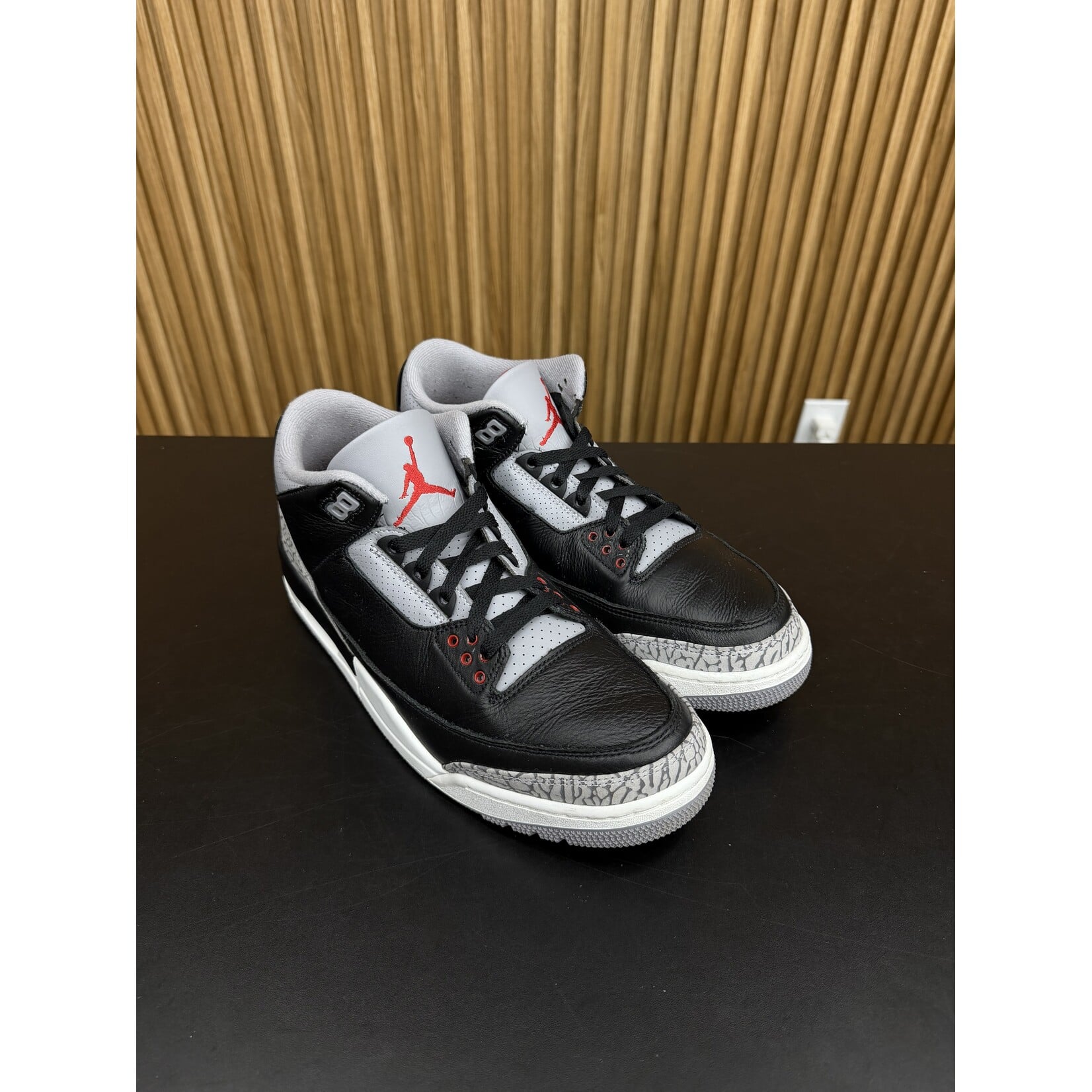 Jordan Jordan 3 Retro Black Cement (2018) Size 10.5, PREOWNED NO BOX