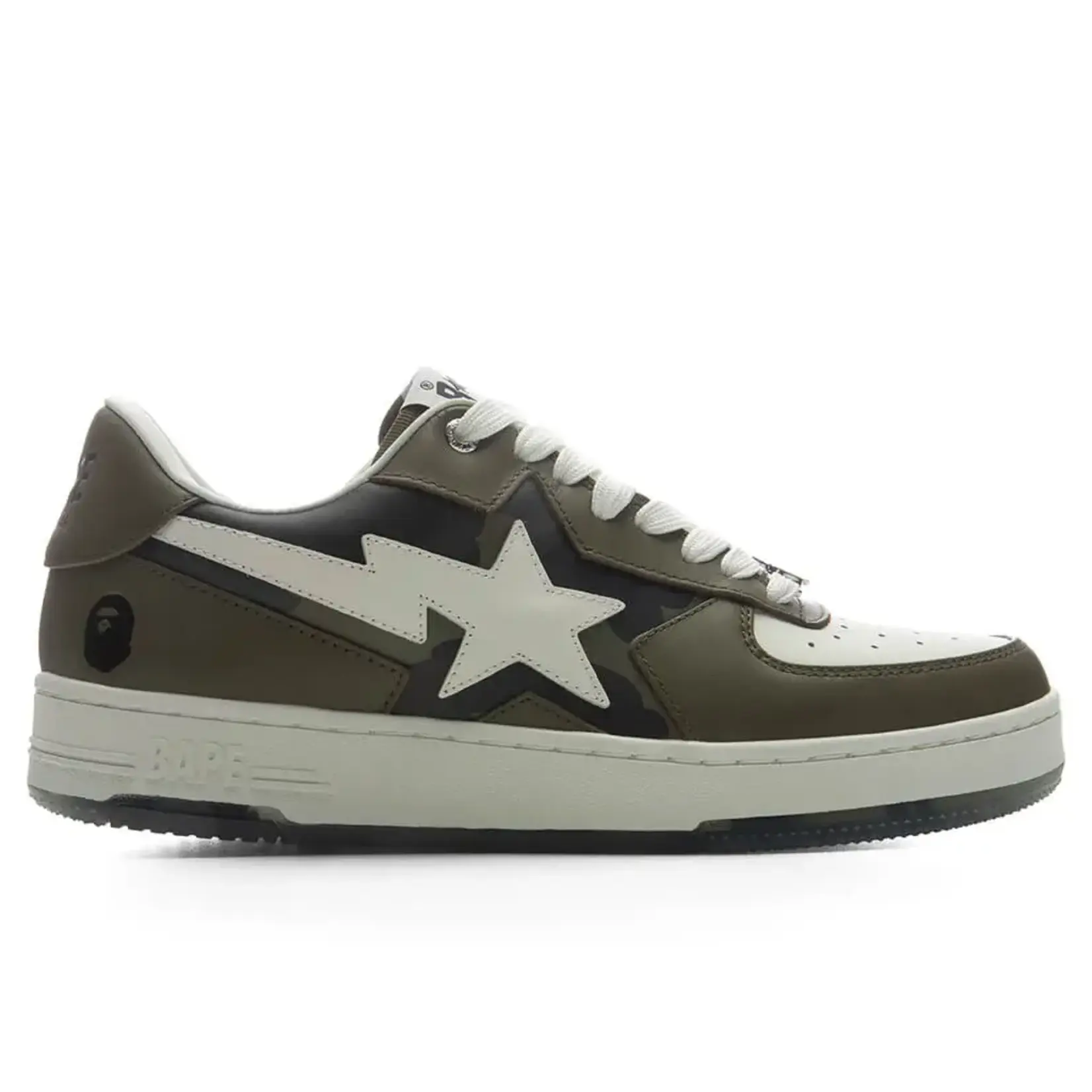 A A Bathing Ape Bape Sta Icon #2 Olive Drab Camo Size 9, DS BRAND NEW*