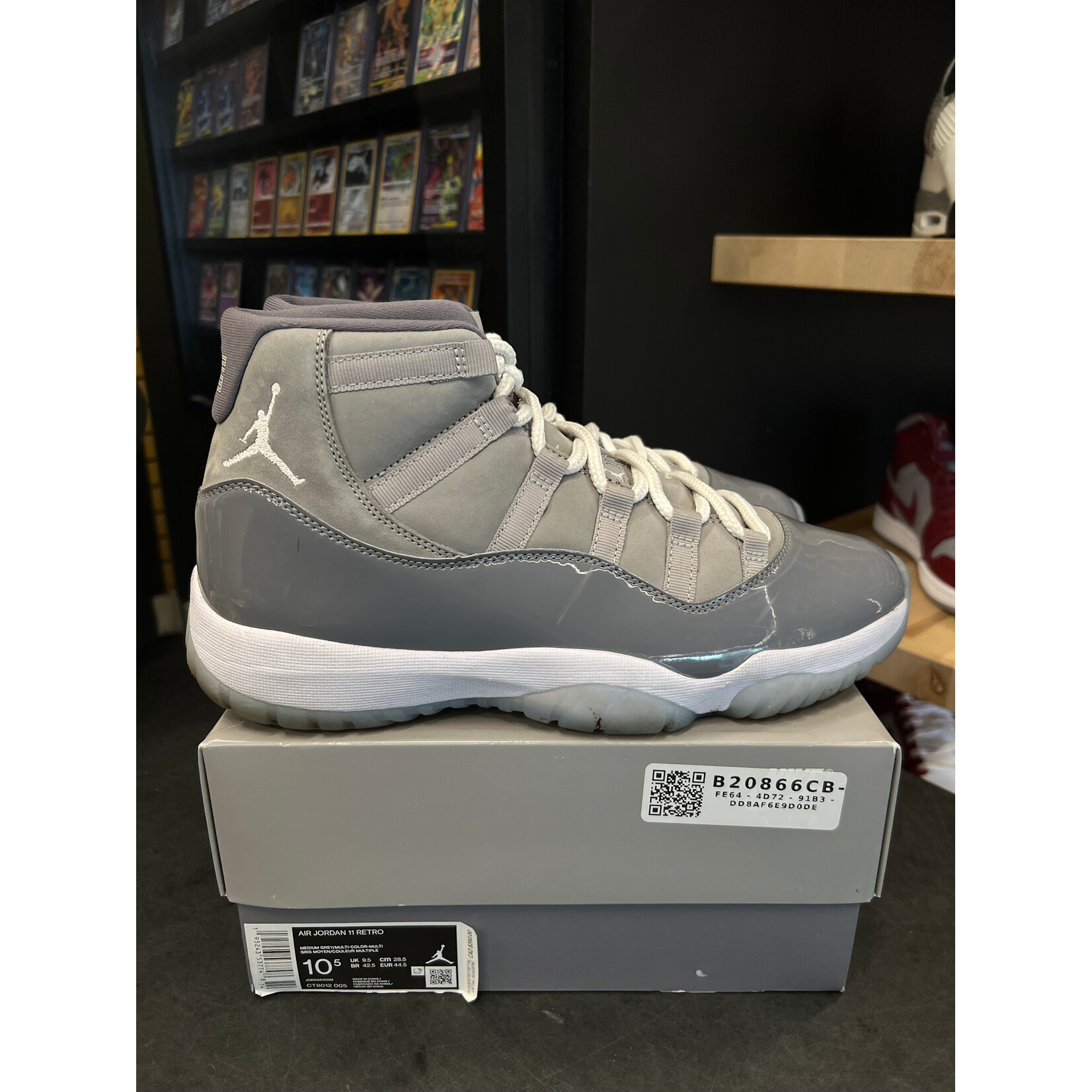 Jordan Jordan 11 Retro Cool Grey (2021) Size 10.5, PREOWNED