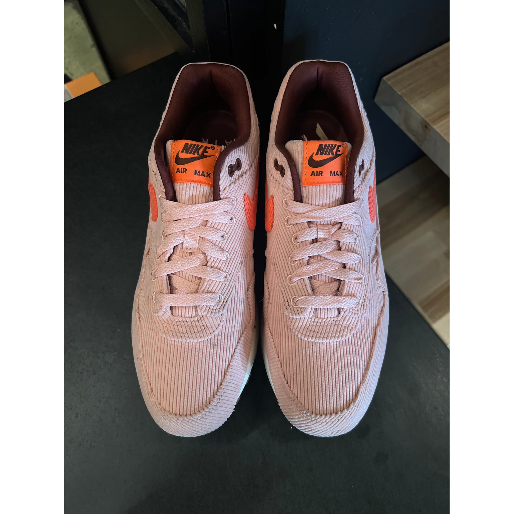 Nike Nike Air Max 1 PRM Corduroy Coral Stardust Size 9.5, PREOWNED NO BOX
