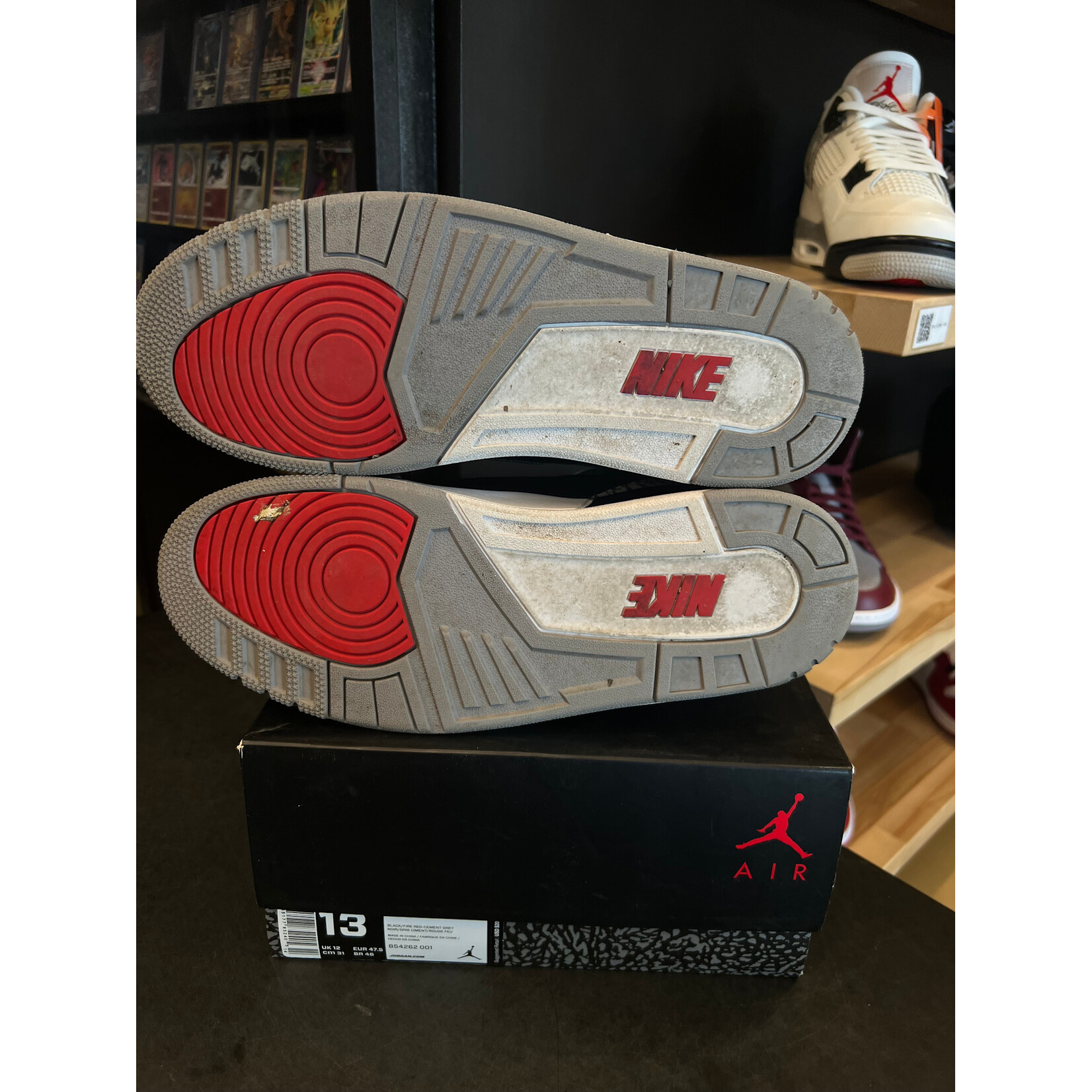 Jordan Jordan 3 Retro Black Cement (2018) Size 13, PREOWNED