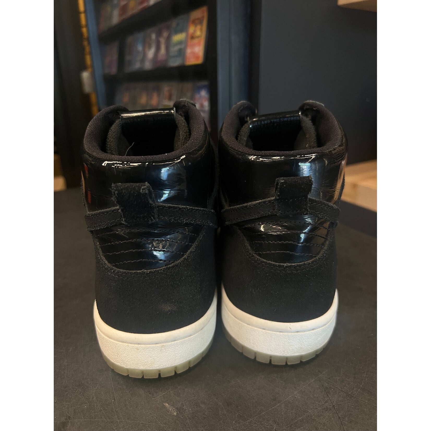 Nike Nike SB Zoom Dunk High Pro Black White Clear Size 9.5, PREOWNED NO BOX
