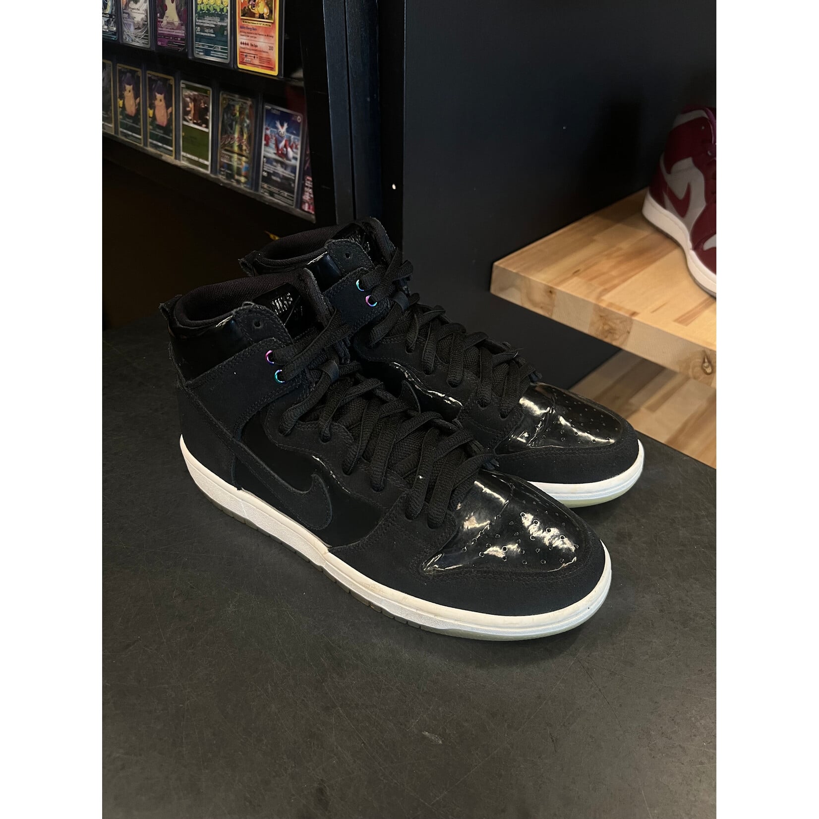 Nike Nike SB Zoom Dunk High Pro Black White Clear Size 9.5, PREOWNED NO BOX