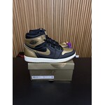 Jordan Jordan 1 Retro High OG Black Metallic Gold Size 9.5, PREOWNED