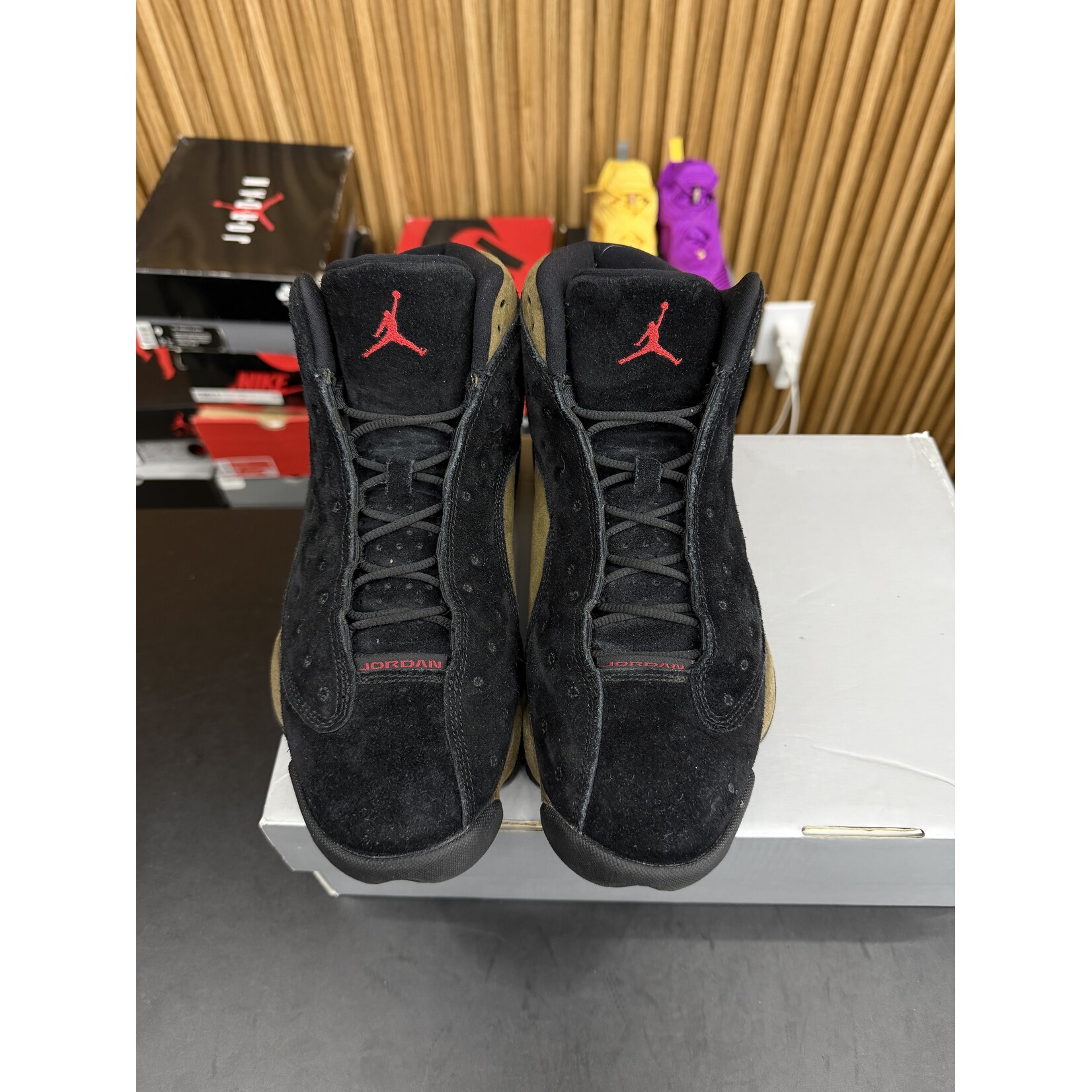 Jordan Jordan 13 Retro Olive Size 9, PREOWNED