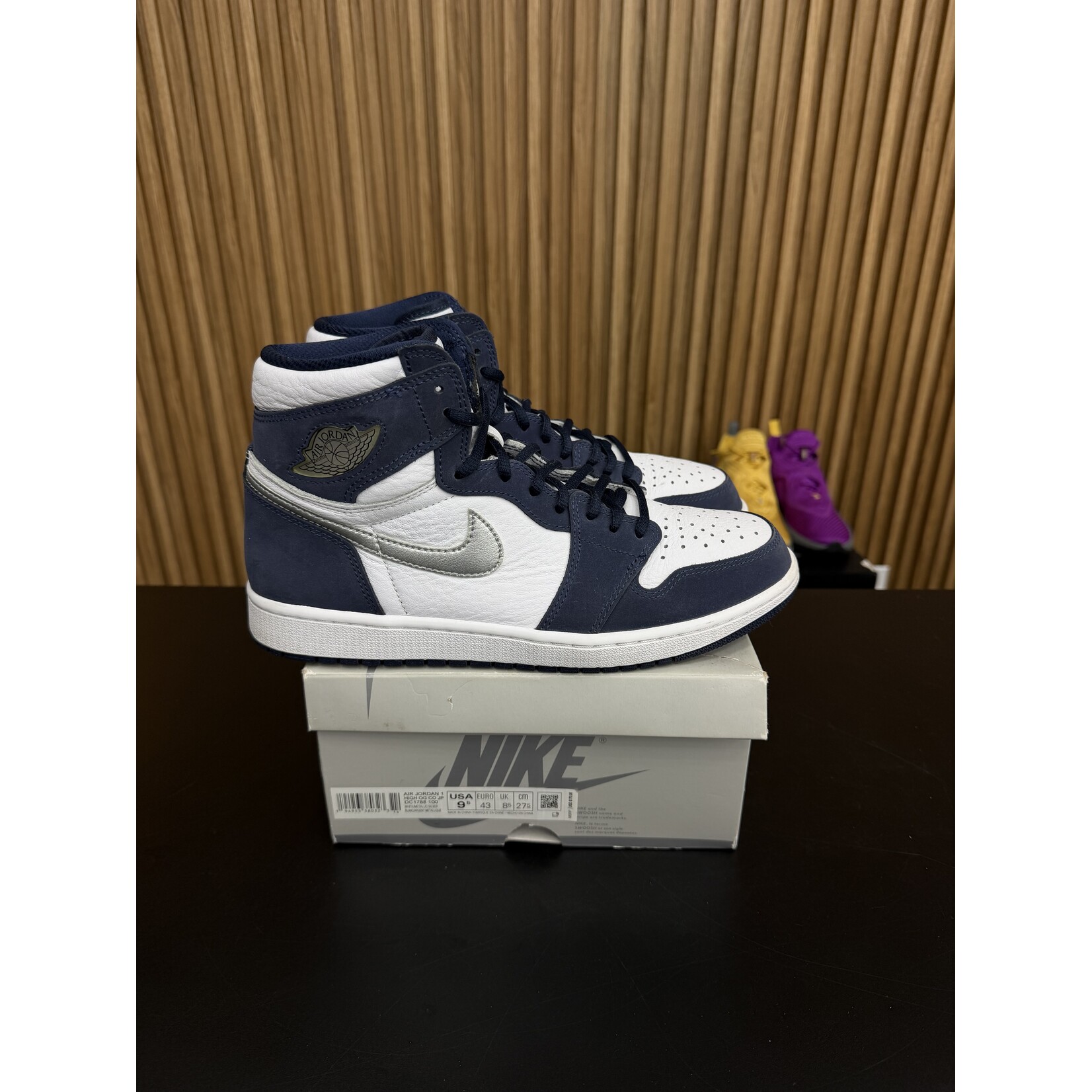 Jordan Jordan 1 Retro High CO.JP Midnight Navy (2020) Size 9.5, PREOWNED