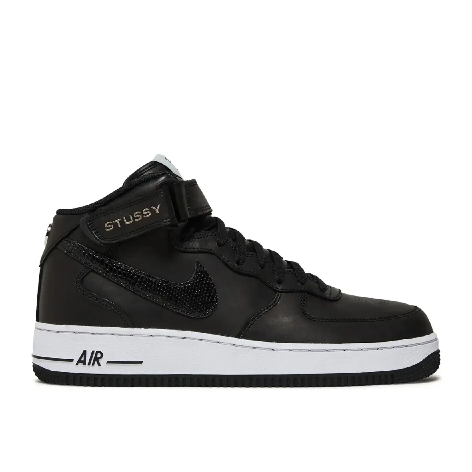 Nike Nike Air Force 1 Mid Stussy Black White Size 8, DS BRAND NEW*