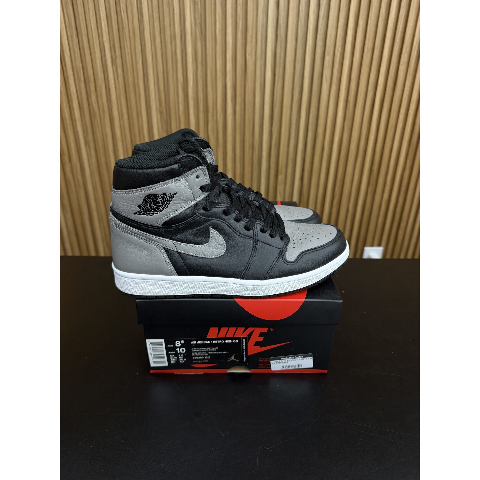 Jordan Jordan 1 Retro High Shadow (2018) Size 8.5, PREOWNED