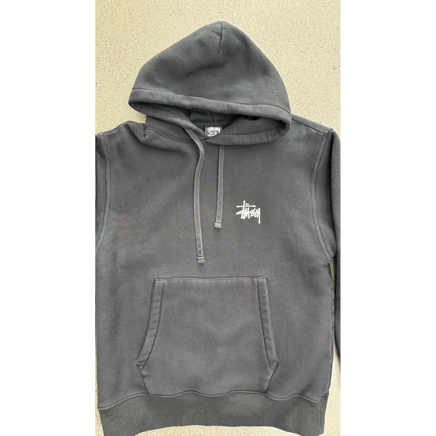Stussy Stüssy Basic Black Hoodie Size Small, PREOWNED
