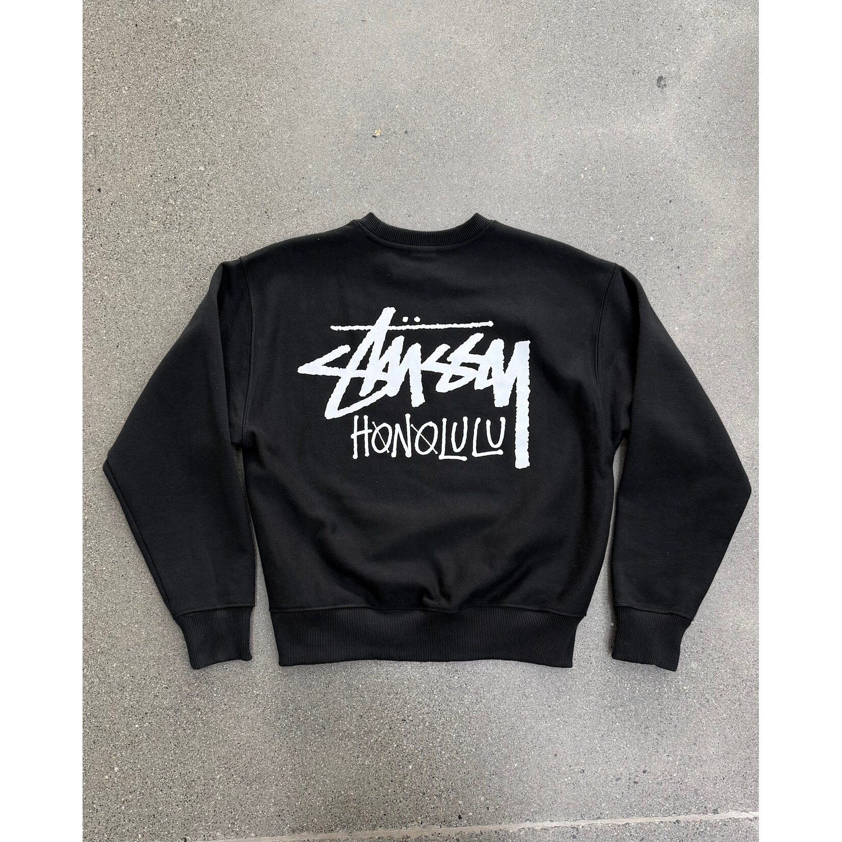 Stussy Stüssy Honolulu Chapter Limited Black Fleece Crewneck Size Small, PREOWNED