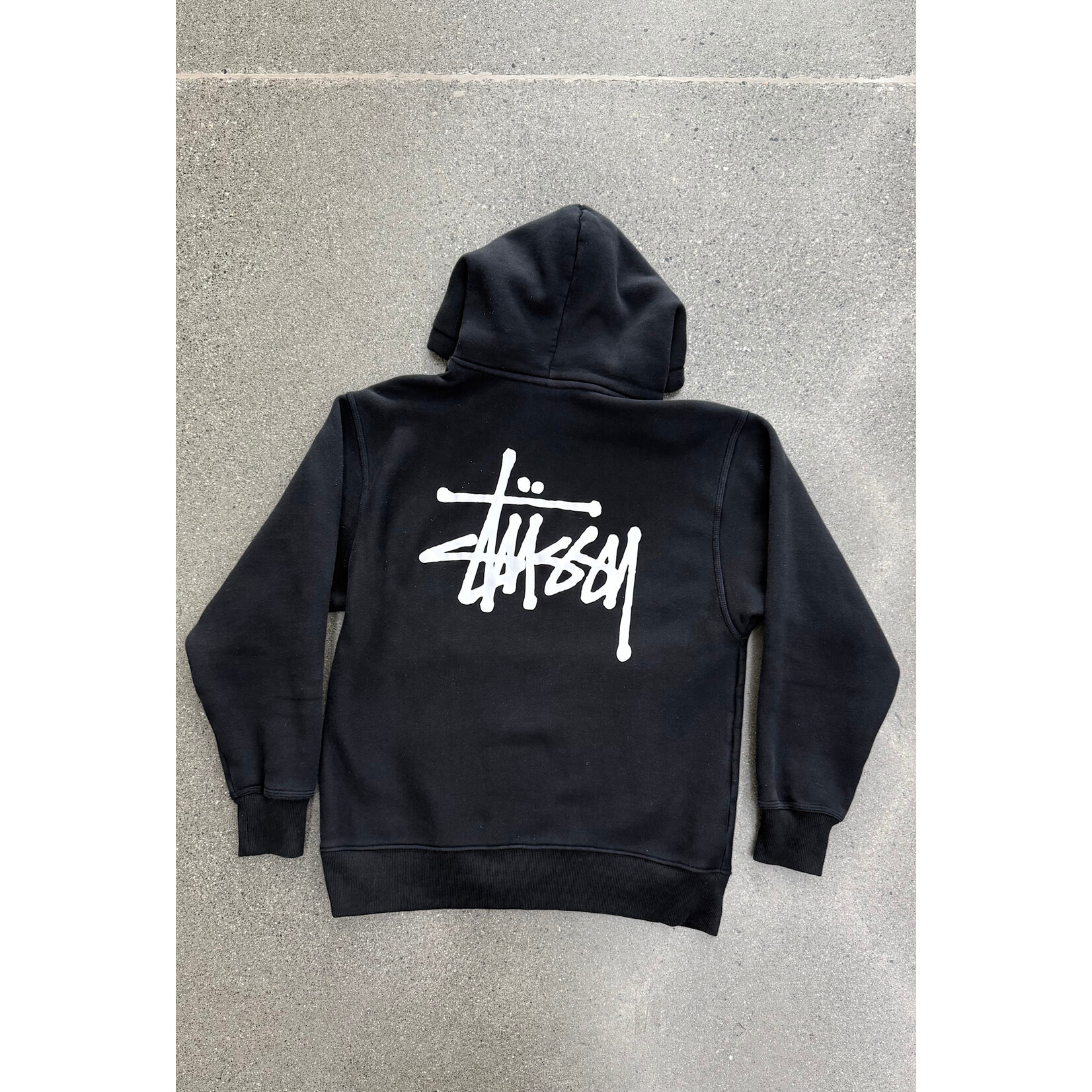Stussy Stüssy Basic Black Hoodie Size Small, PREOWNED