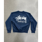 Stussy Stüssy Honolulu Chapter Limited Navy Fleece Crewneck Size Medium, PREOWNED