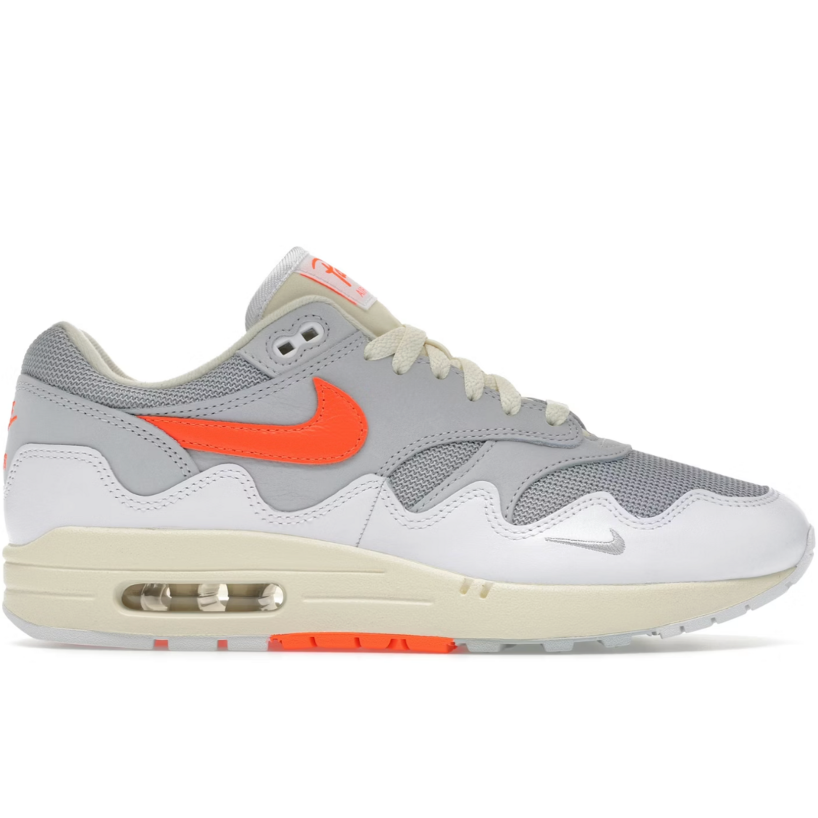 Nike Nike Air Max 1 Patta Waves White Hyper Crimson (With Bracelet) Size 10, DS BRAND NEW