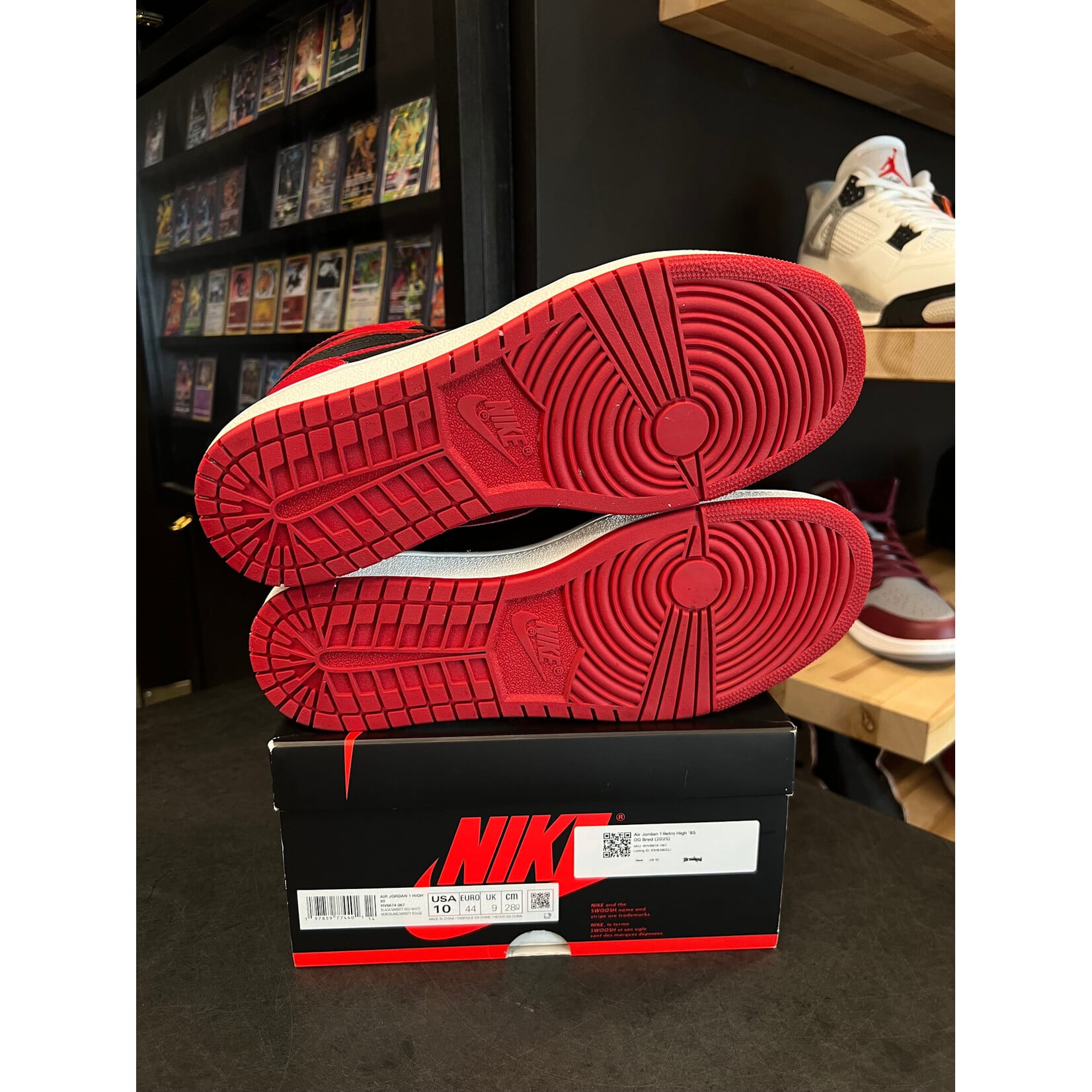 Jordan Jordan 1 Retro High '85 OG Bred (2025) Size 10, PREOWNED