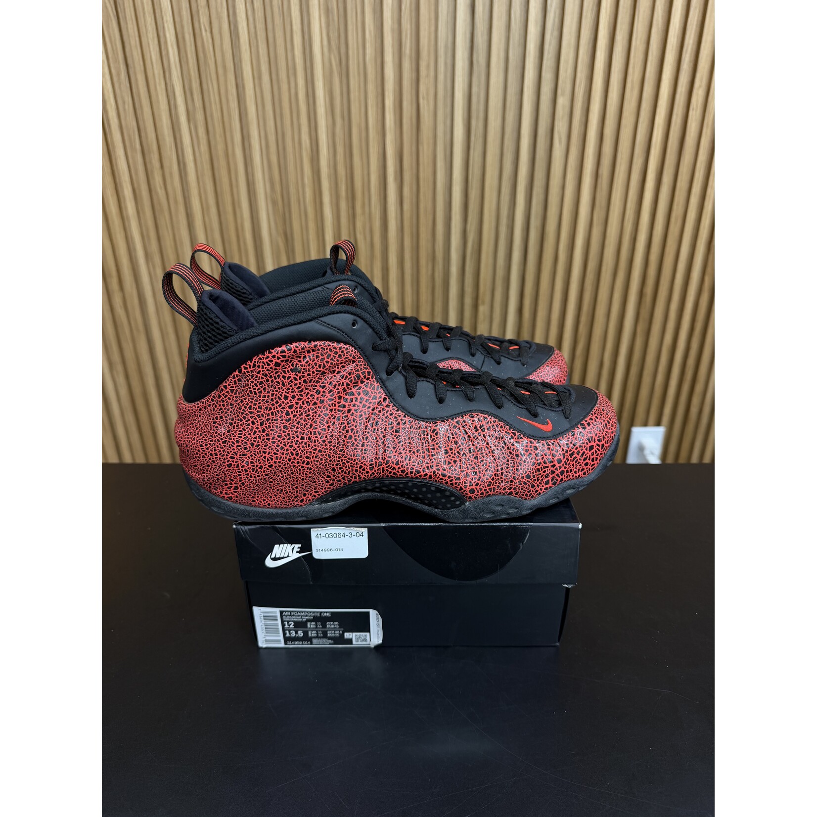 Nike Nike Air Foamposite One Cracked Lava Size 12, PREOWNED