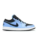 Jordan Jordan 1 Low University Blue Black Size 7, DS BRAND NEW*