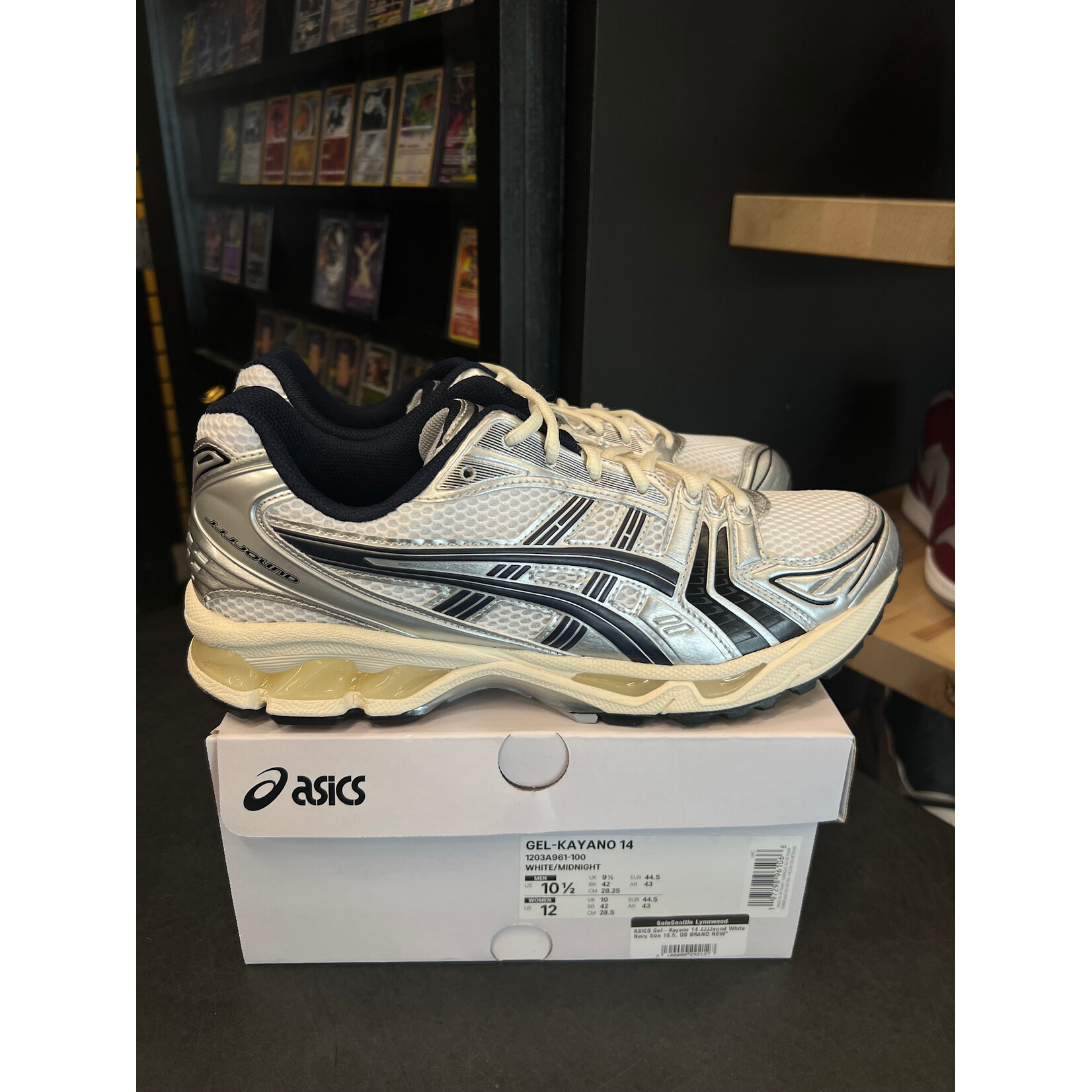 ASICS ASICS Gel-Kayano 14 JJJJound White Navy Size 10.5, PREOWNED