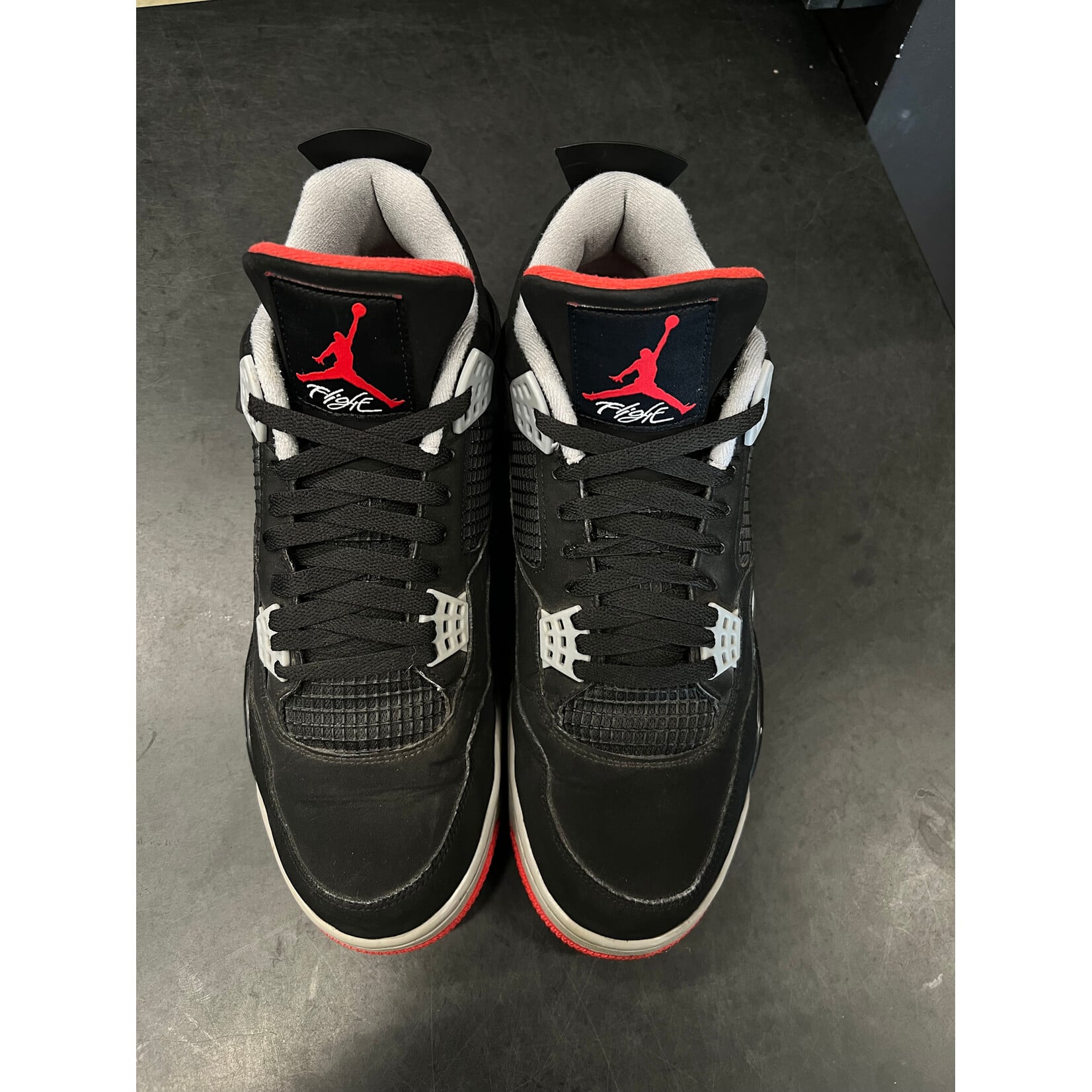Jordan Jordan 4 Retro Bred (2019) Size 12, PREOWNED NO BOX