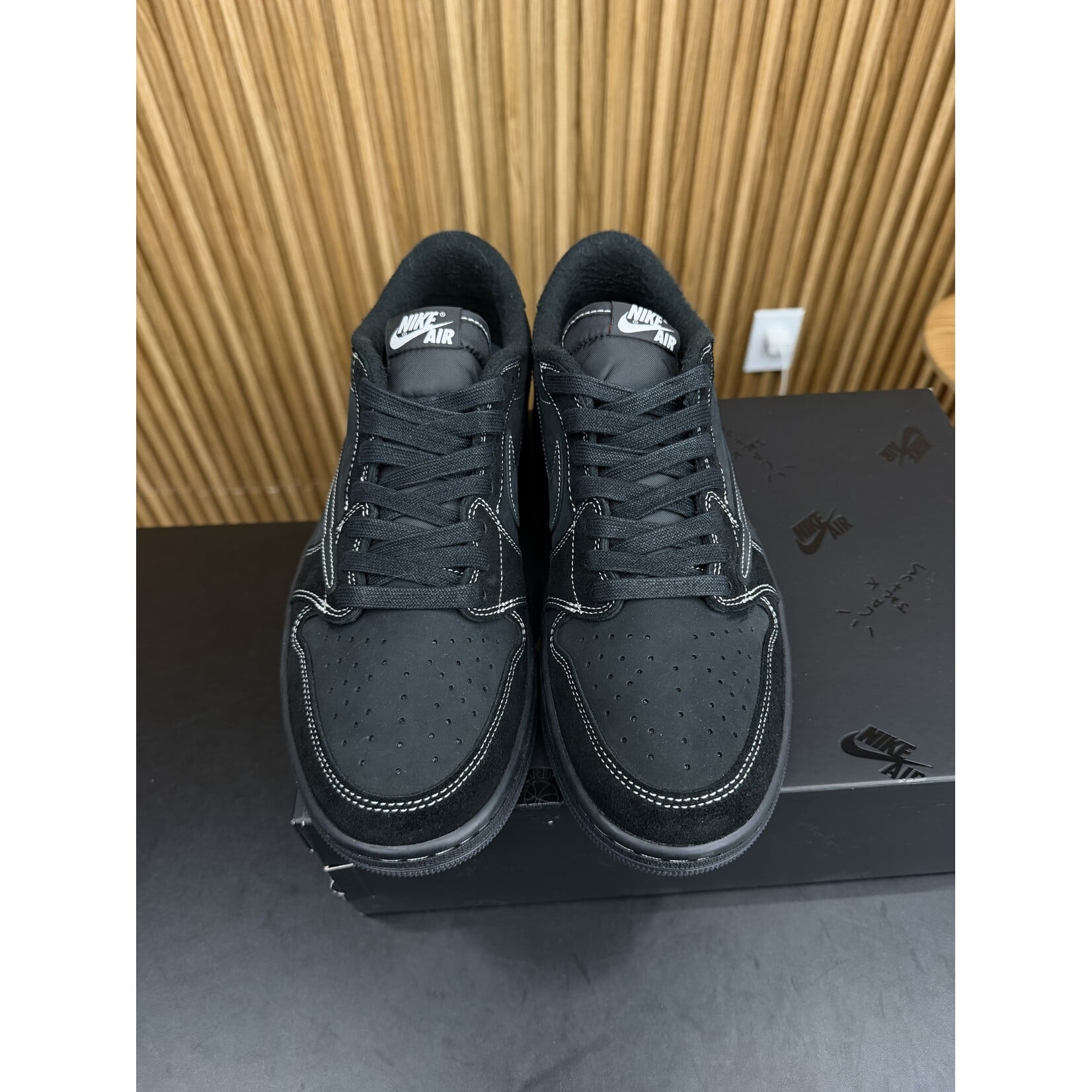 Jordan Jordan 1 Retro Low OG SP Travis Scott Black Phantom Size 11, PREOWNED
