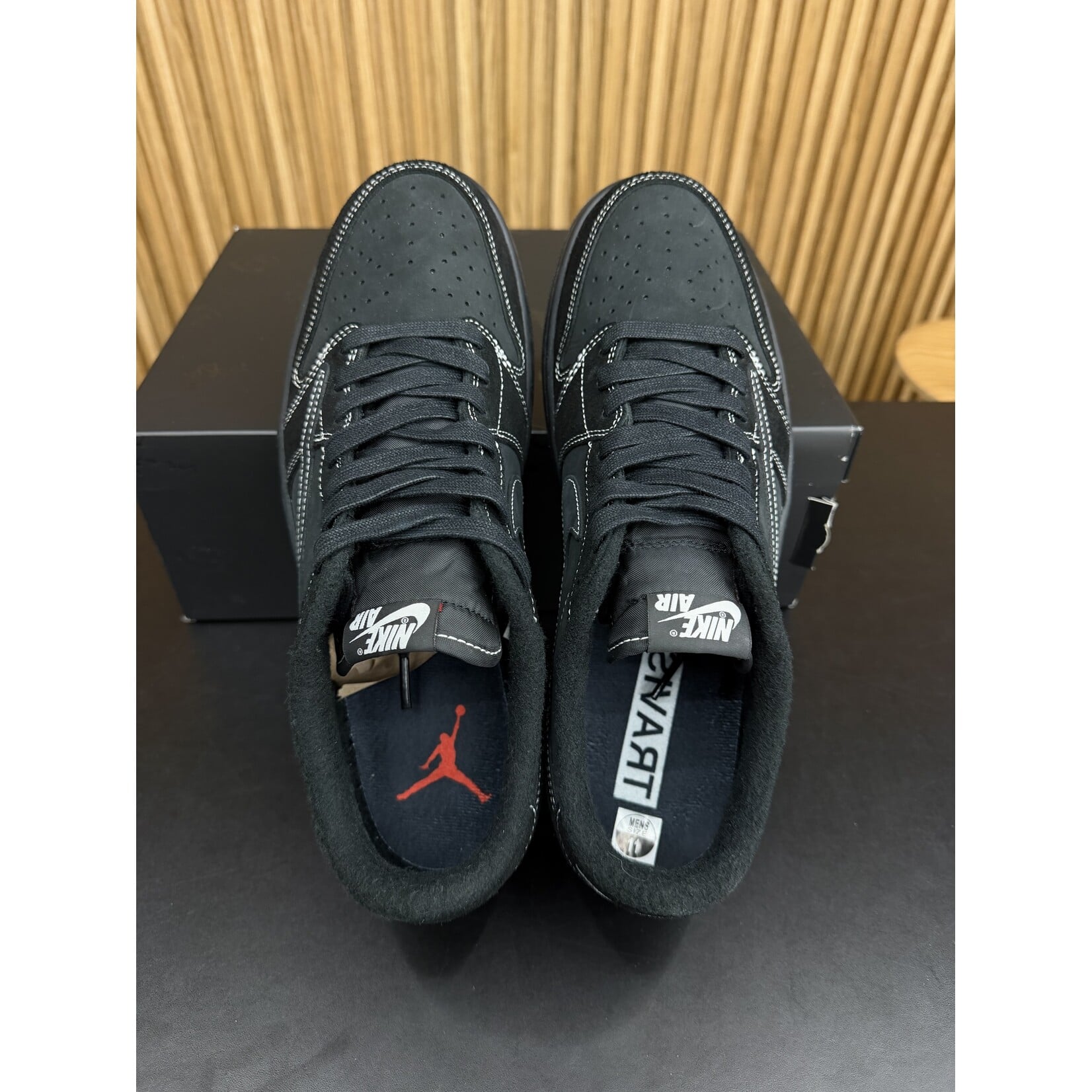 Jordan Jordan 1 Retro Low OG SP Travis Scott Black Phantom Size 11, PREOWNED