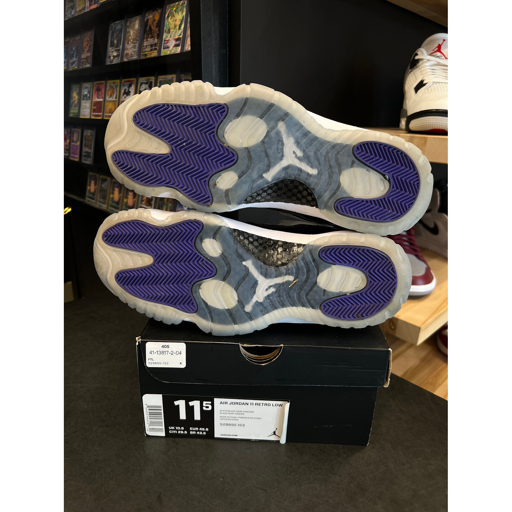 Jordan Jordan 11 Retro Low Concord Size 11.5, PREOWNED