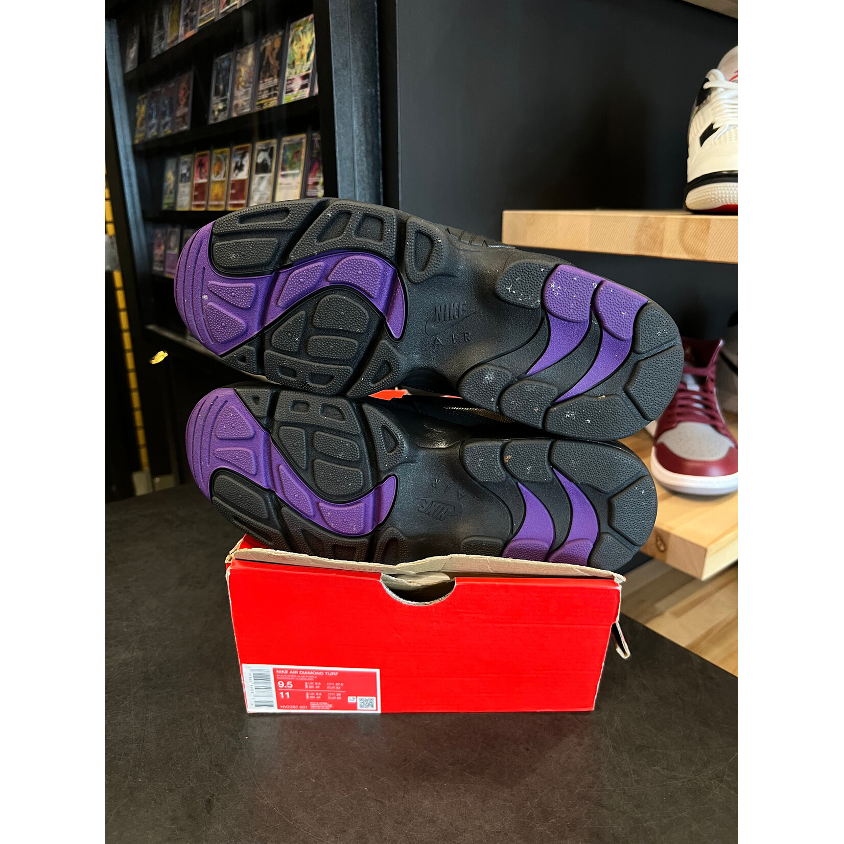 Nike Nike Air Diamond Turf Ravens (2025) Size 9.5, PREOWNED