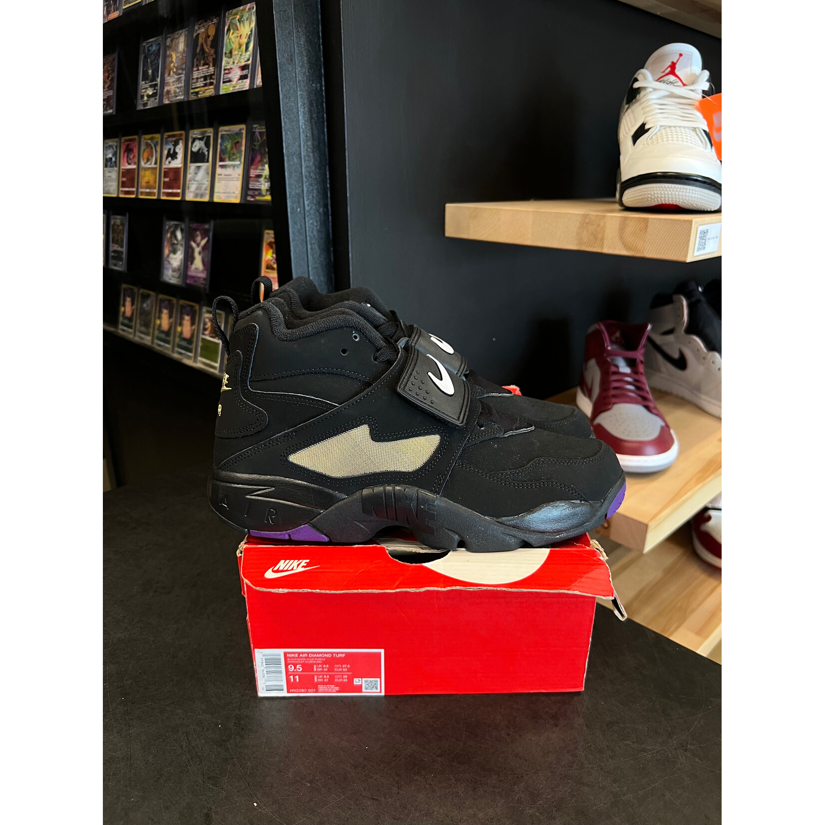 Nike Nike Air Diamond Turf Ravens (2025) Size 9.5, PREOWNED
