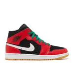 Jordan Jordan 1 Mid SE Christmas Size 11.5, DS BRAND NEW DAMAGED BOX