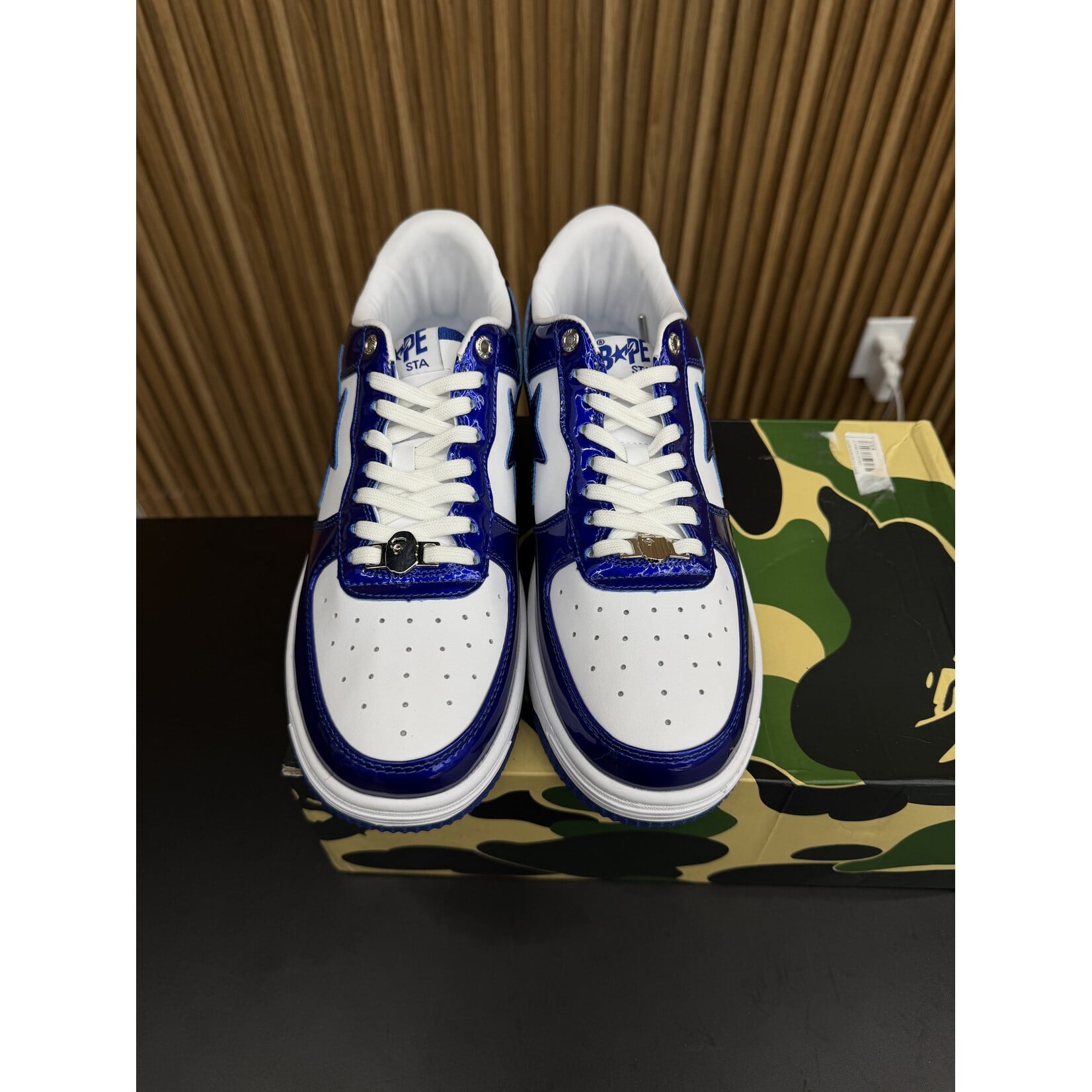 A A Bathing Ape Bape Sta #5 Blue Size 9, PREOWNED