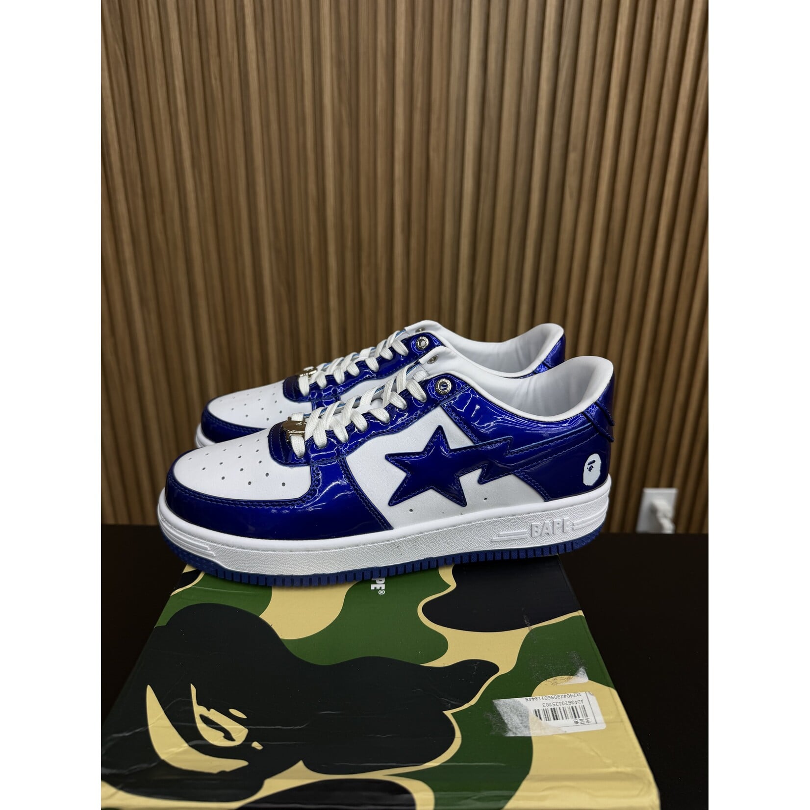 A A Bathing Ape Bape Sta #5 Blue Size 9, PREOWNED