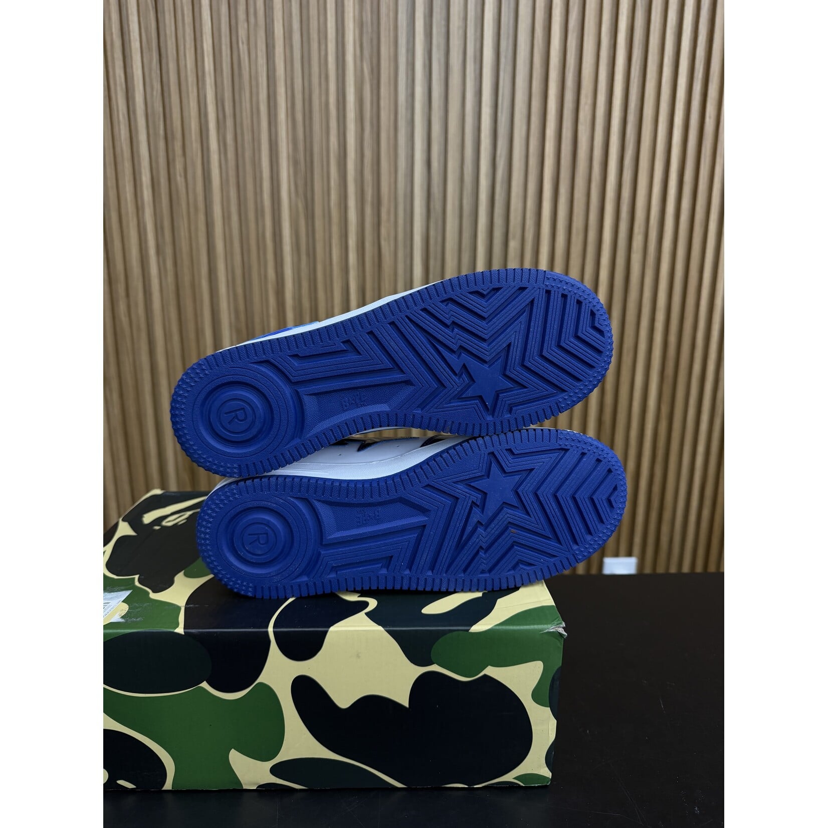 A A Bathing Ape Bape Sta #5 Blue Size 9, PREOWNED