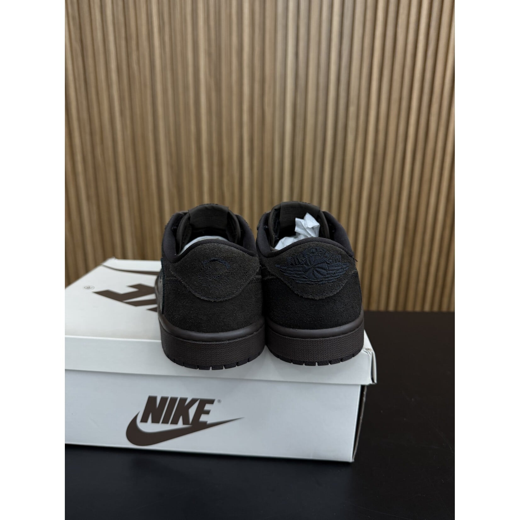 Jordan Jordan 1 Retro Low OG SP Travis Scott Velvet Brown Size 7.5, PREOWNED