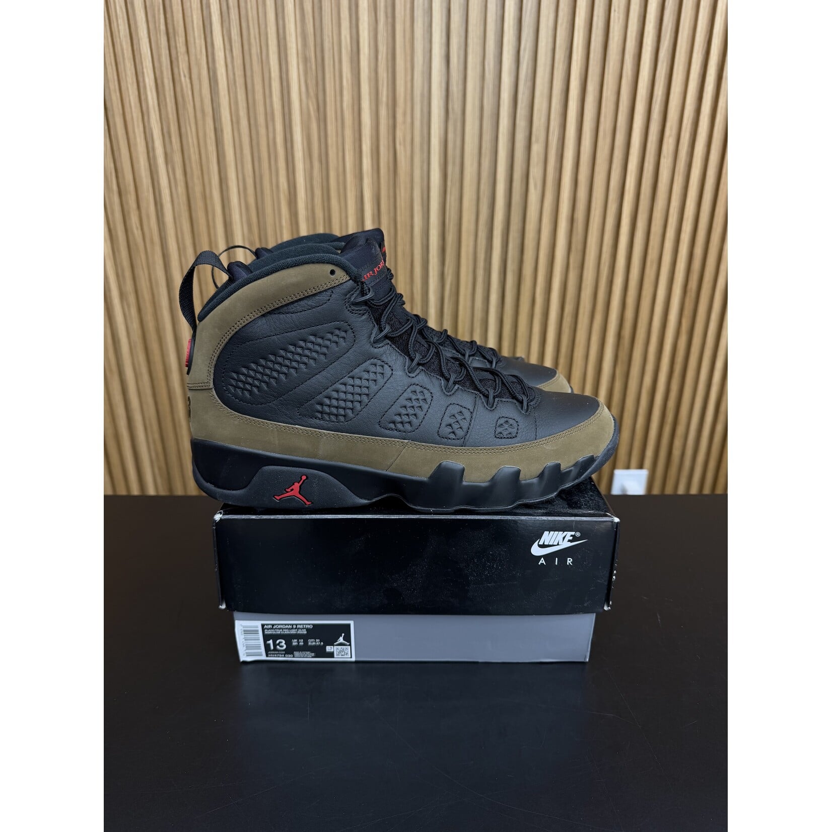 Jordan Jordan 9 Retro Olive (2024) Size 13, PREOWNED