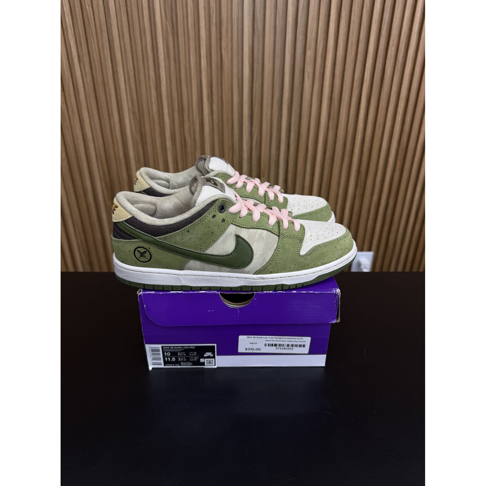 Nike Nike SB Dunk Low Yuto Horigome Matcha Size 10, PREOWNED