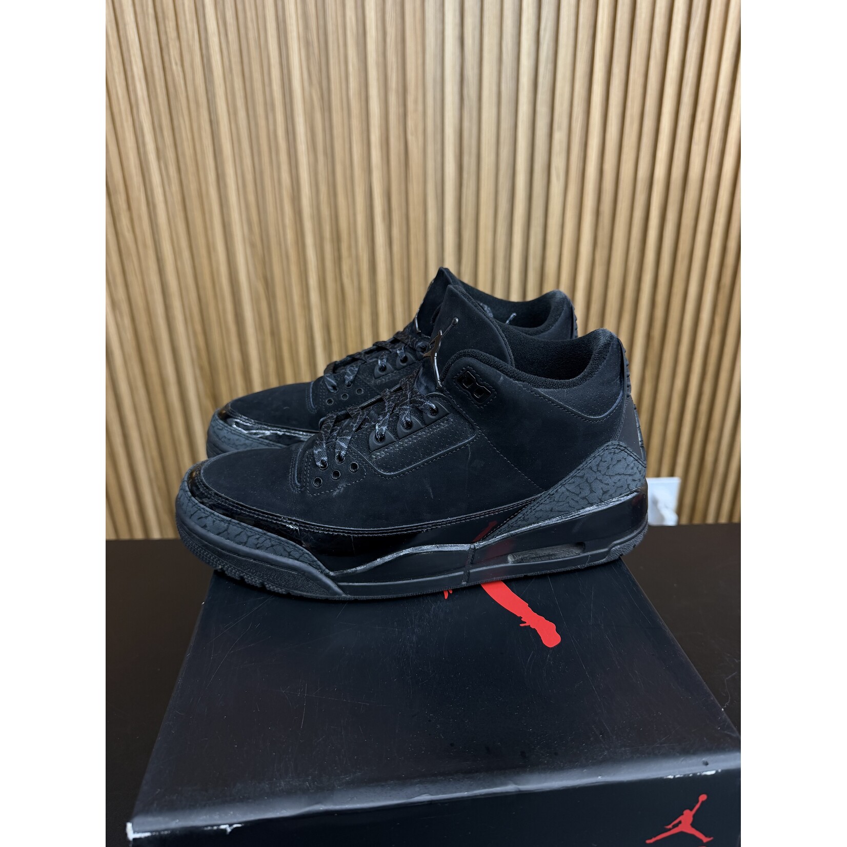 Jordan Jordan 3 Retro Black Cat (2025) Size 10, PREOWNED