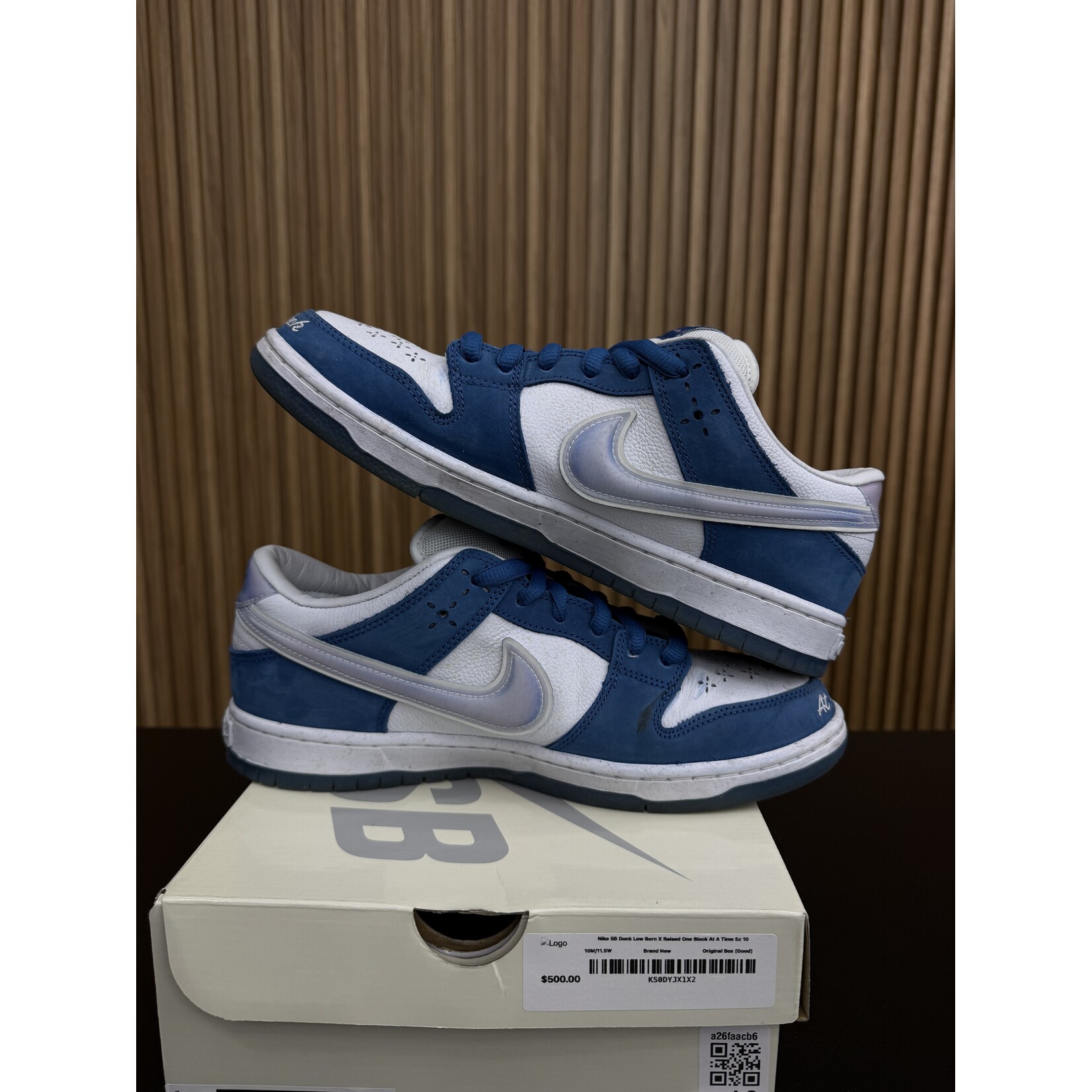 Nike Nike SB Dunk Low Born X Raised One Block At A Time Size 10, PREOWNED